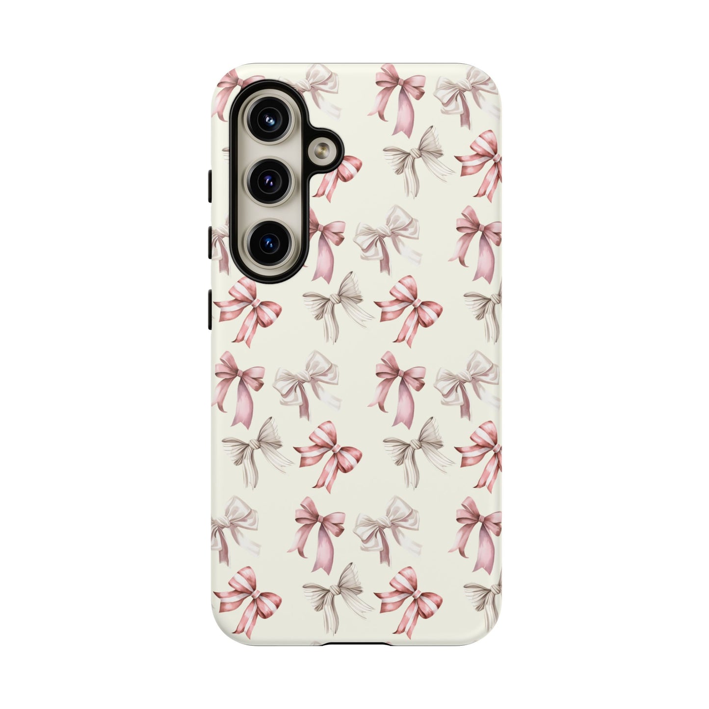 Bow Phone Case Cream