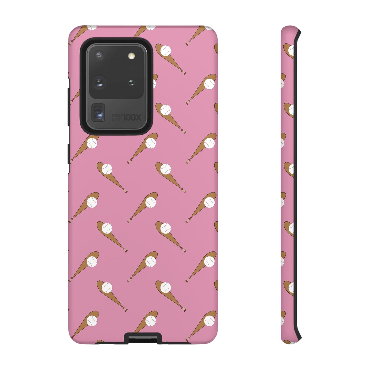 Baseball Phone Case Pink