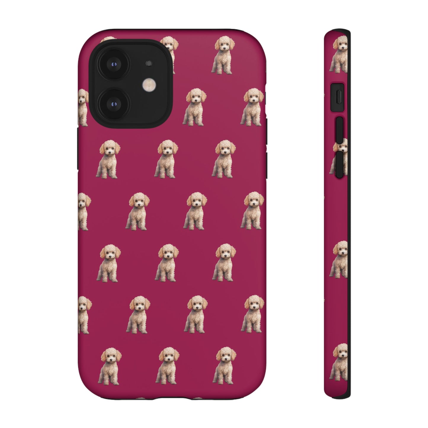 Poodle Phone Case Berry