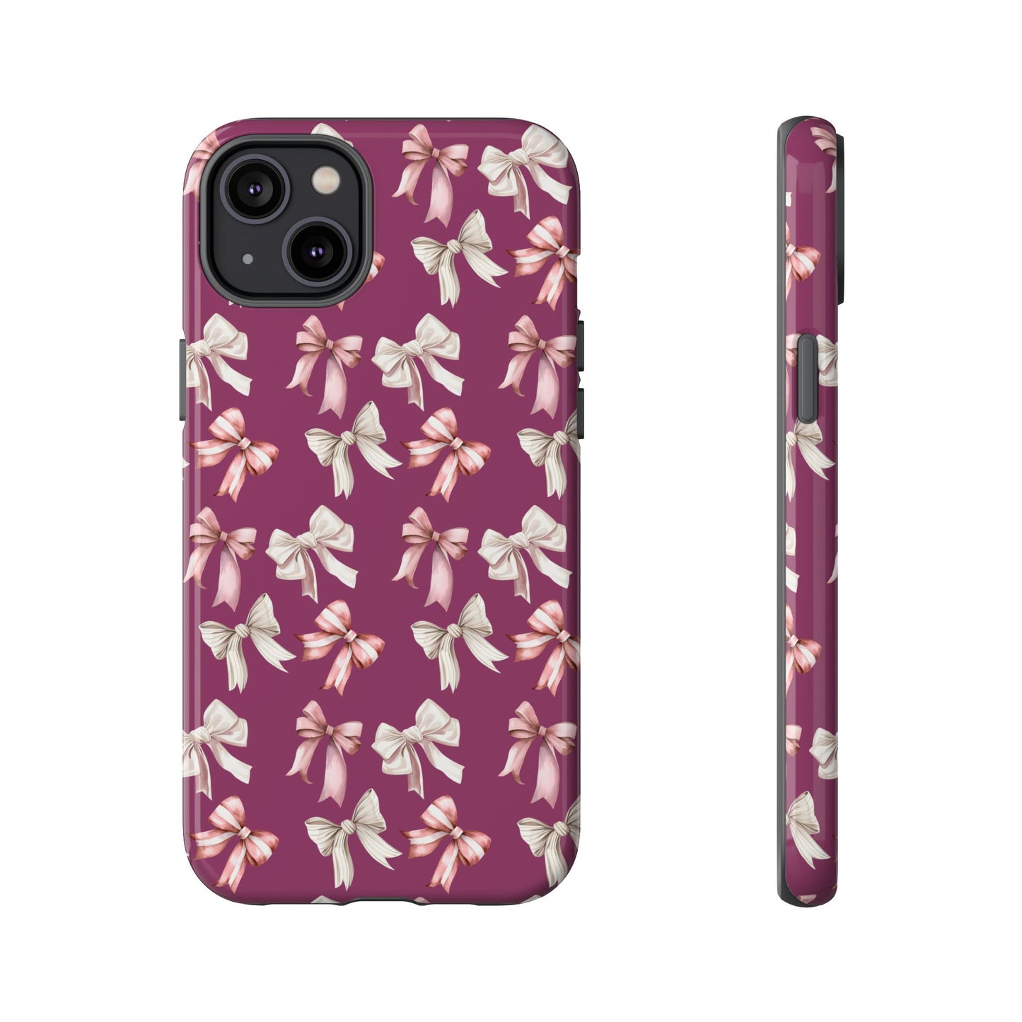 Bow Phone Case Berry