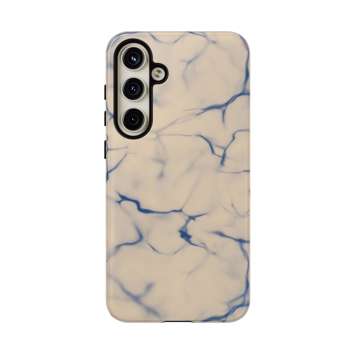 Marble Phone Case Cream Blue