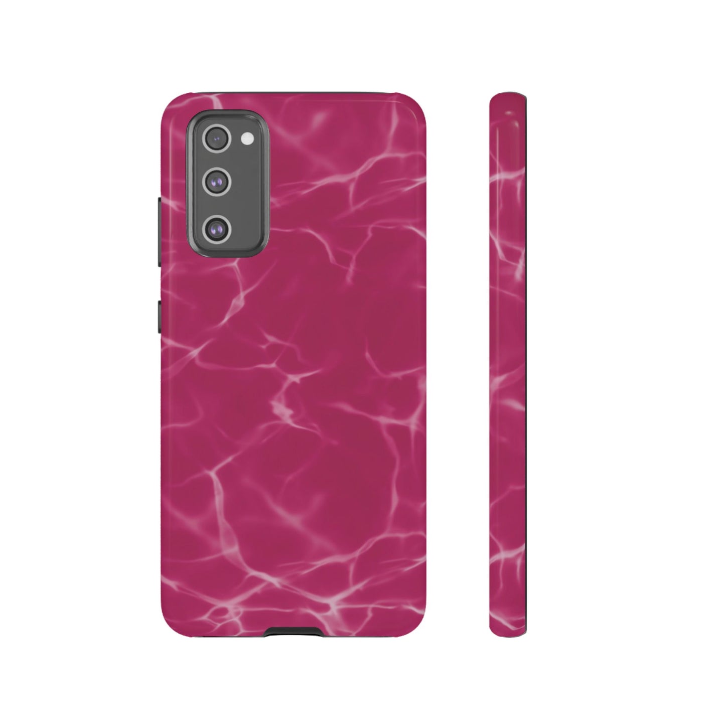 Marble Print Phone Case Berry