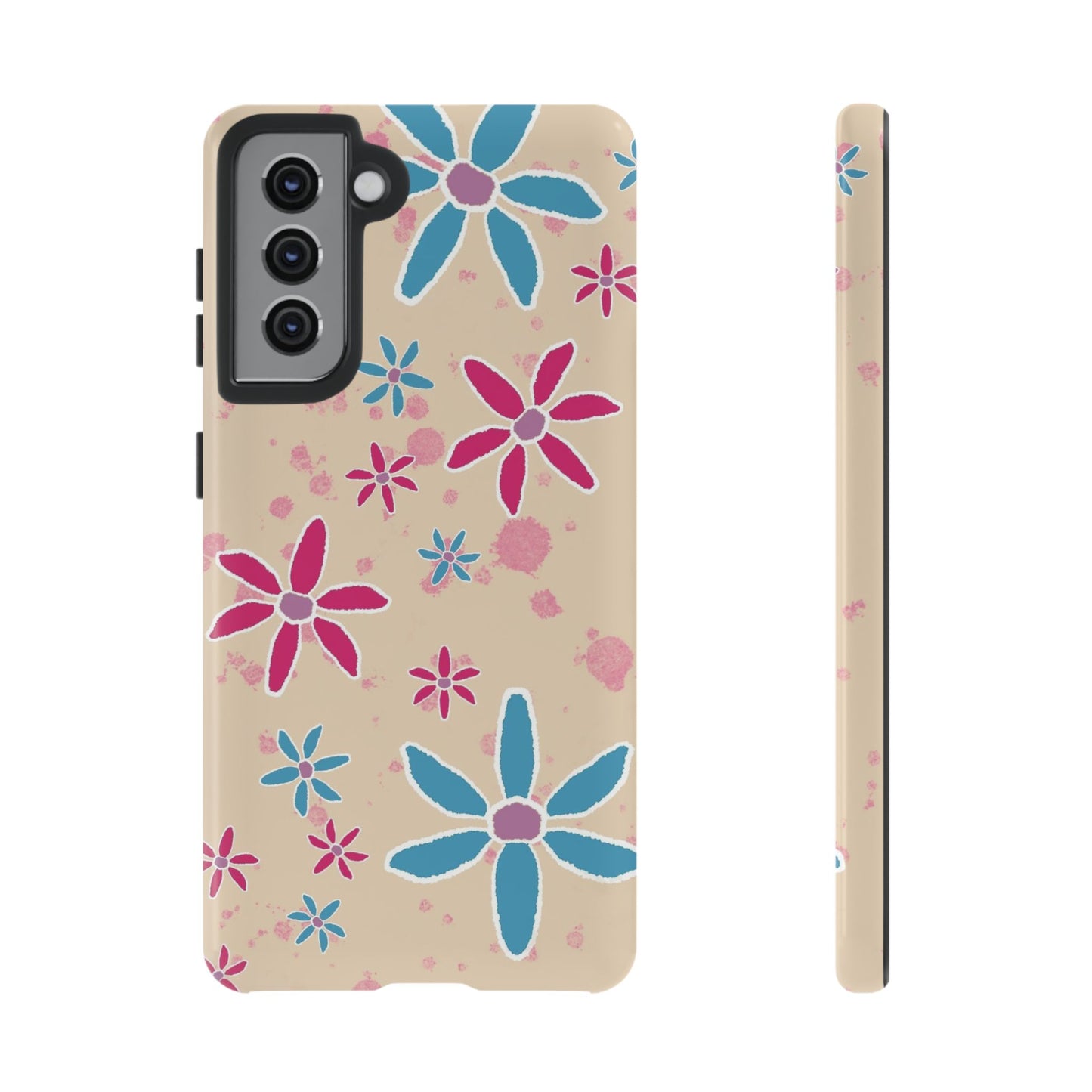 Flower Phone Case Cream