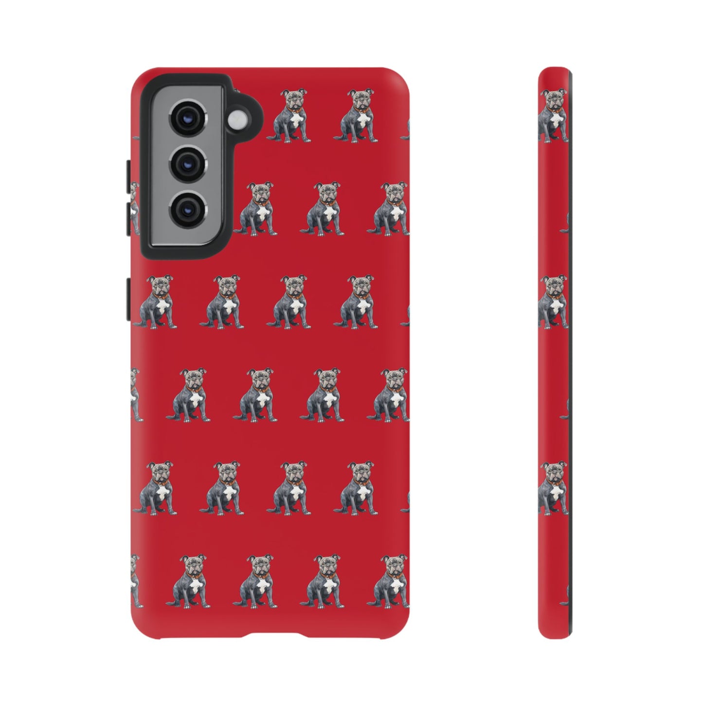 Pitbull Phone Case Red