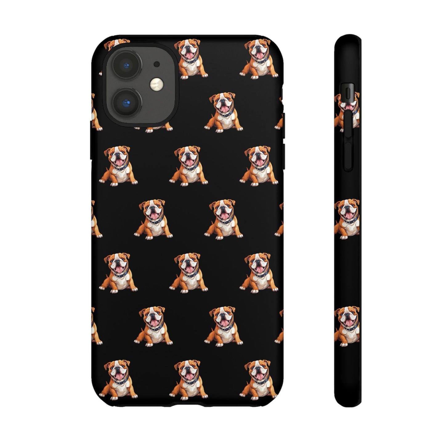 Bulldog Phone Case Black