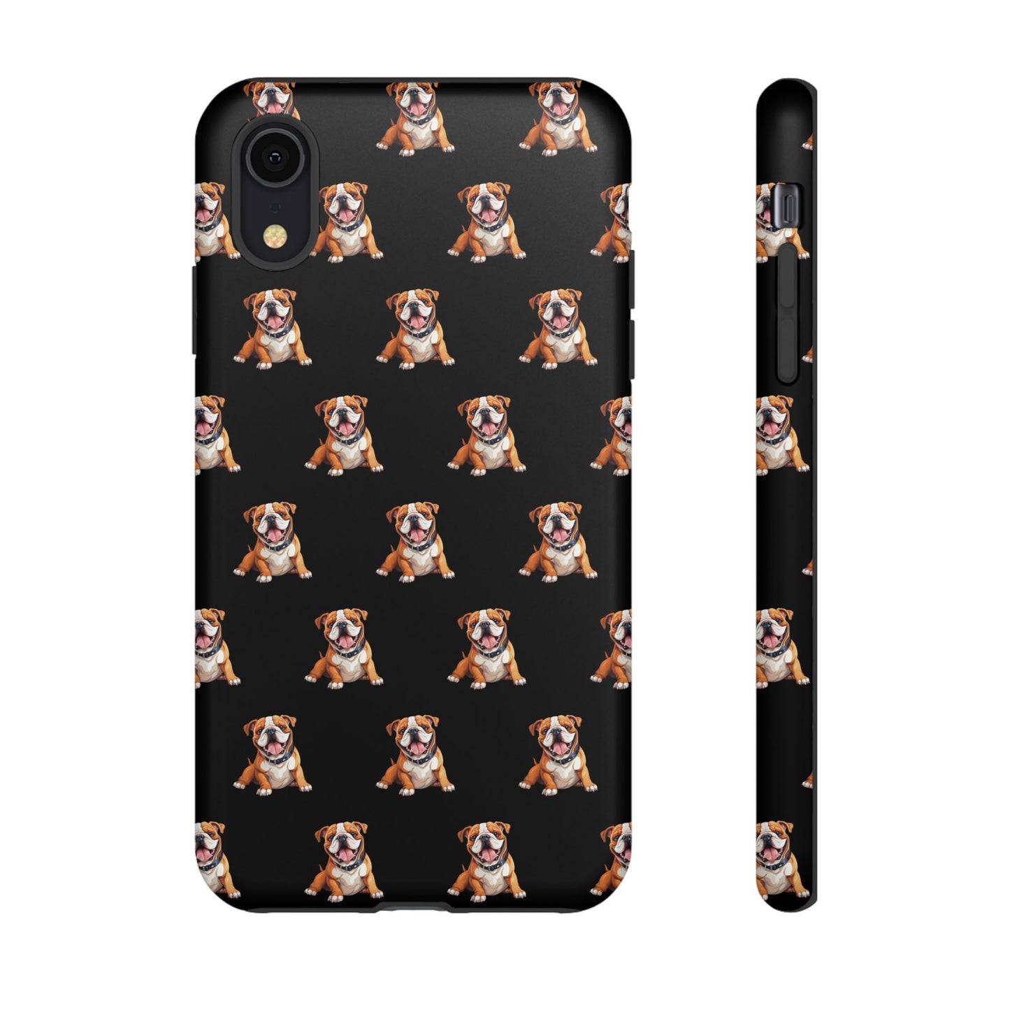 Bulldog Phone Case Black