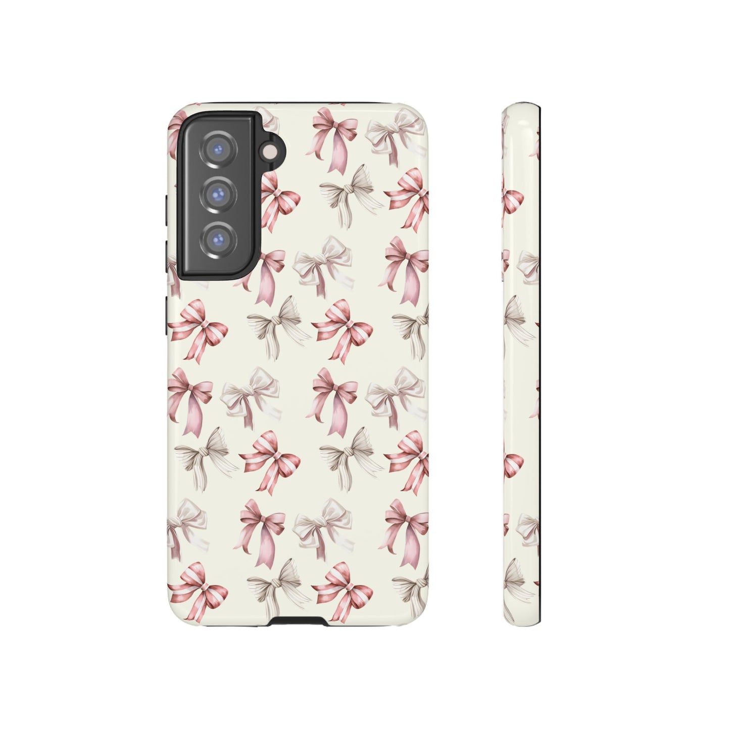 Bow Phone Case Cream