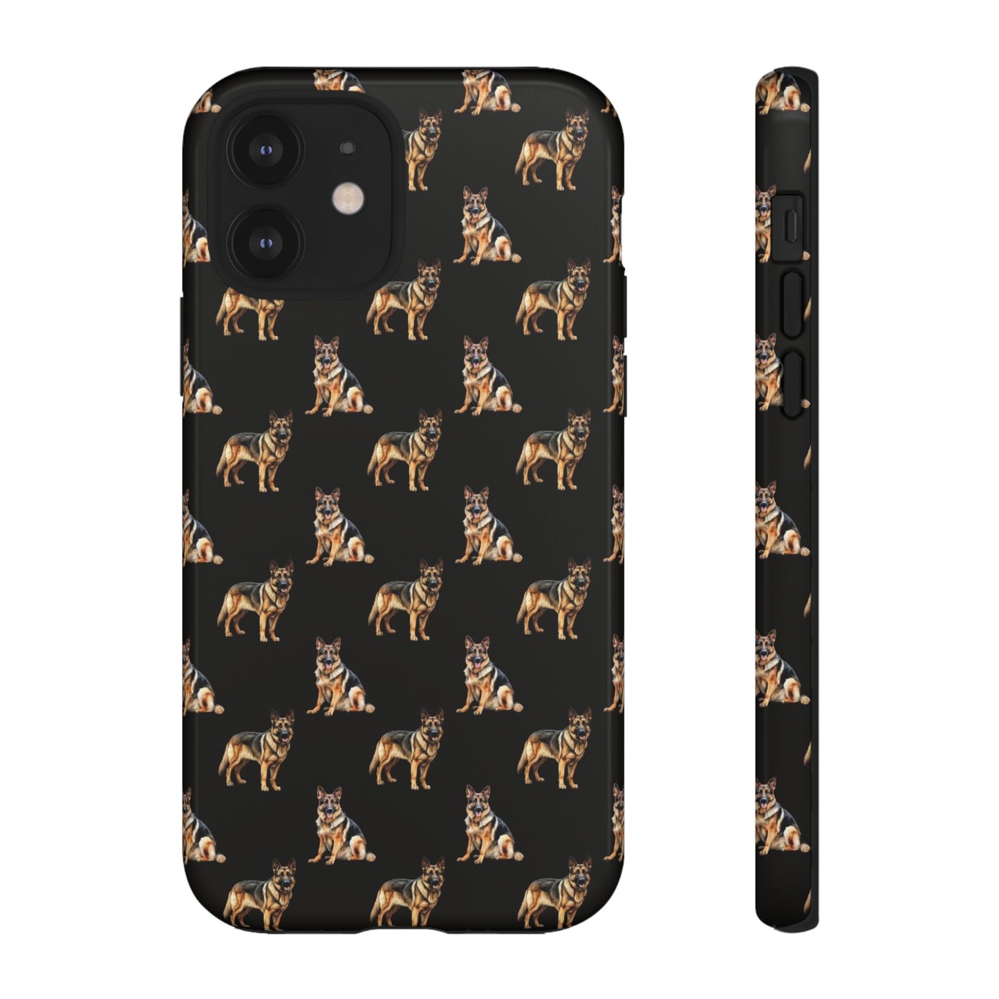 German Shepherd Phone Case Black