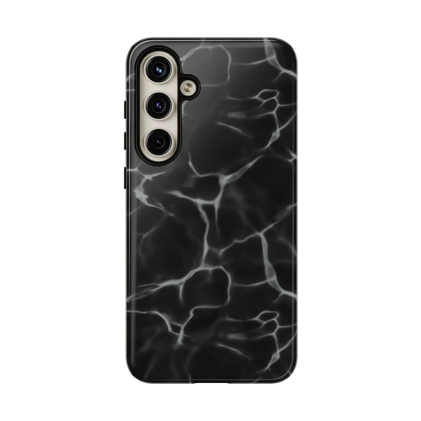 Marble Phone Case Black White