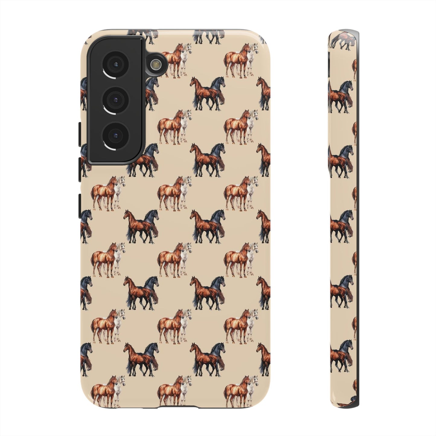 Horse Phone Case Cream