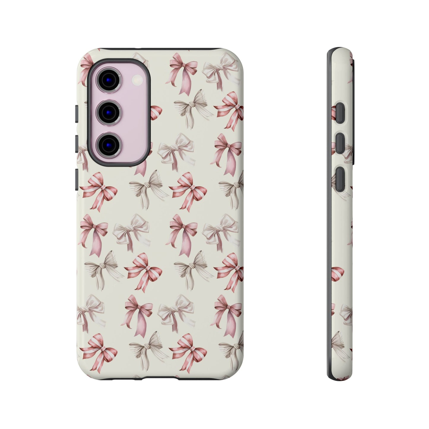 Bow Phone Case Cream