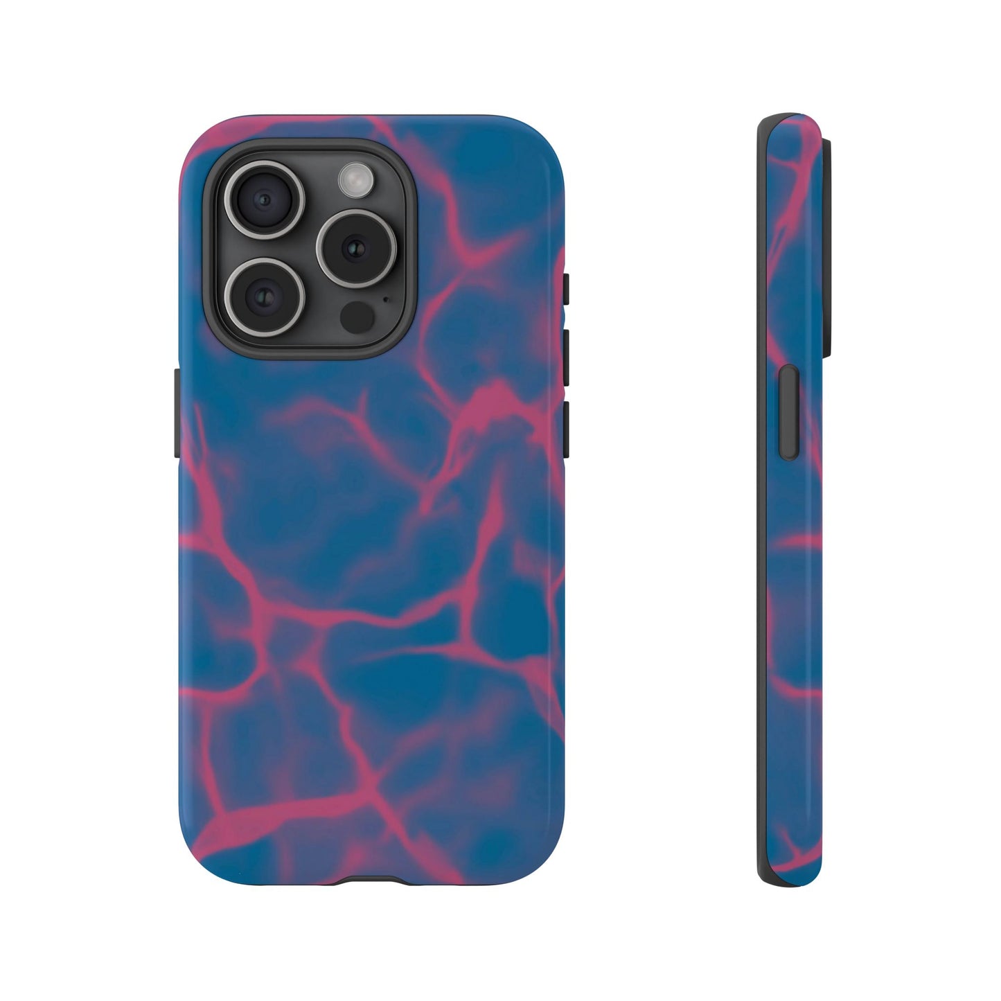 Marble Phone Case Blue Pink