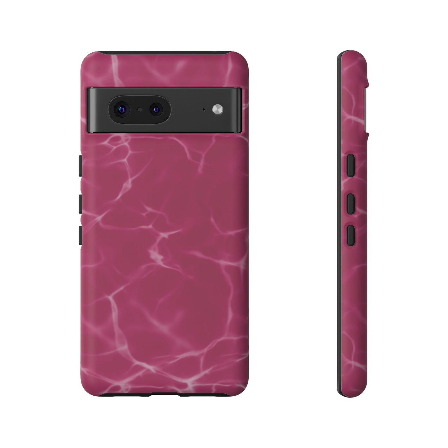 Marble Print Phone Case Berry