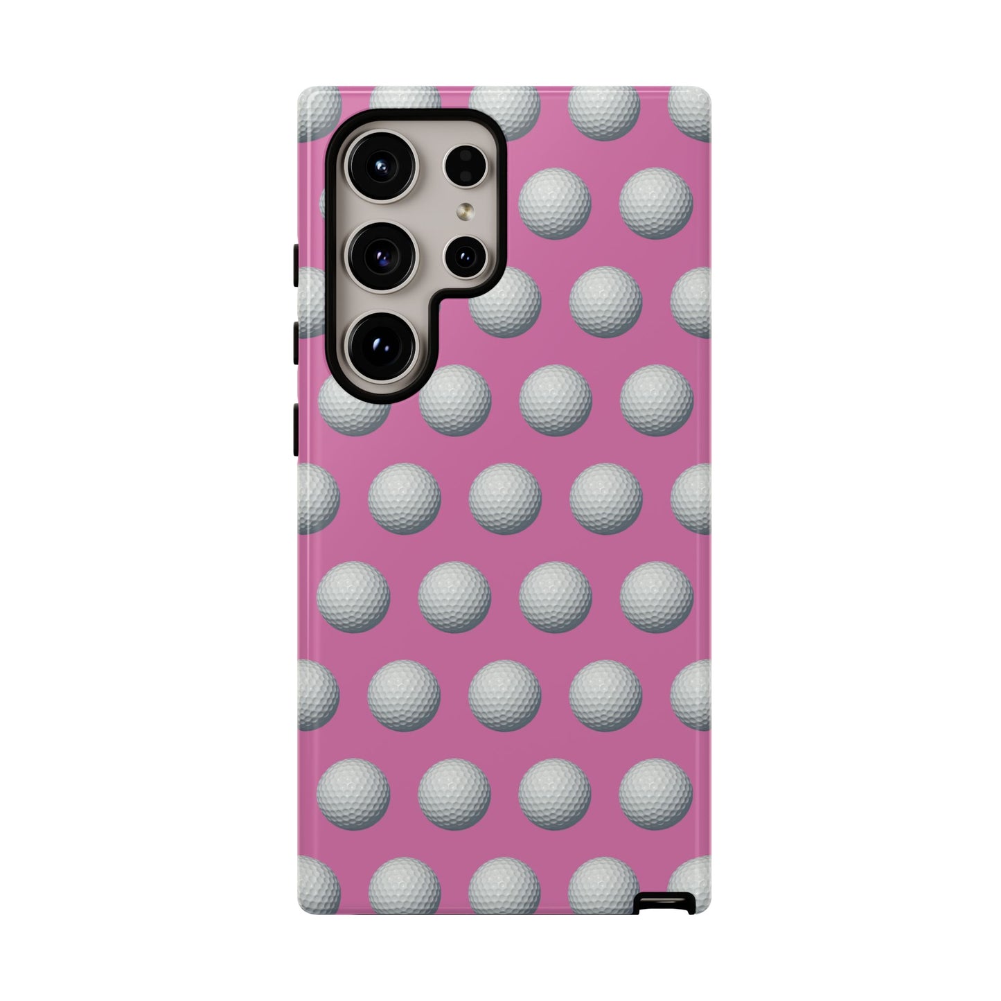 Golf Ball Phone Case Pink