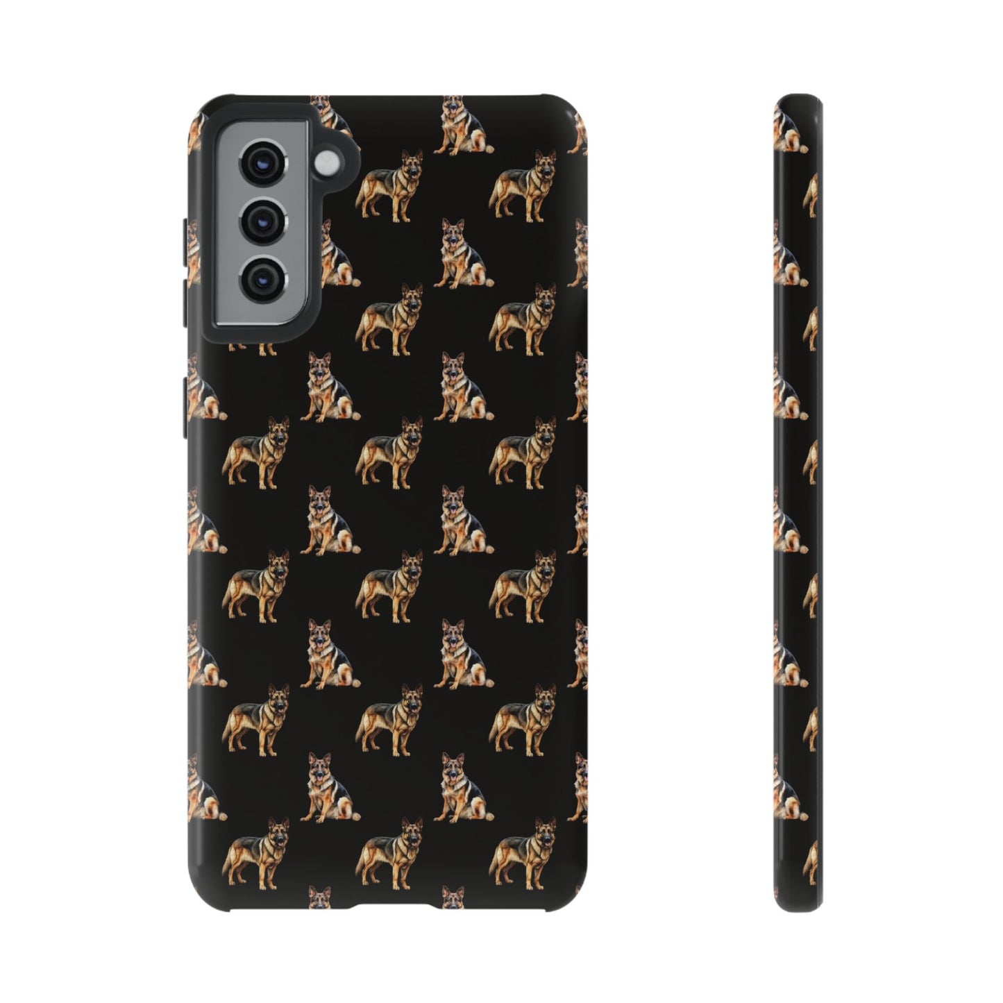 German Shepherd Phone Case Black