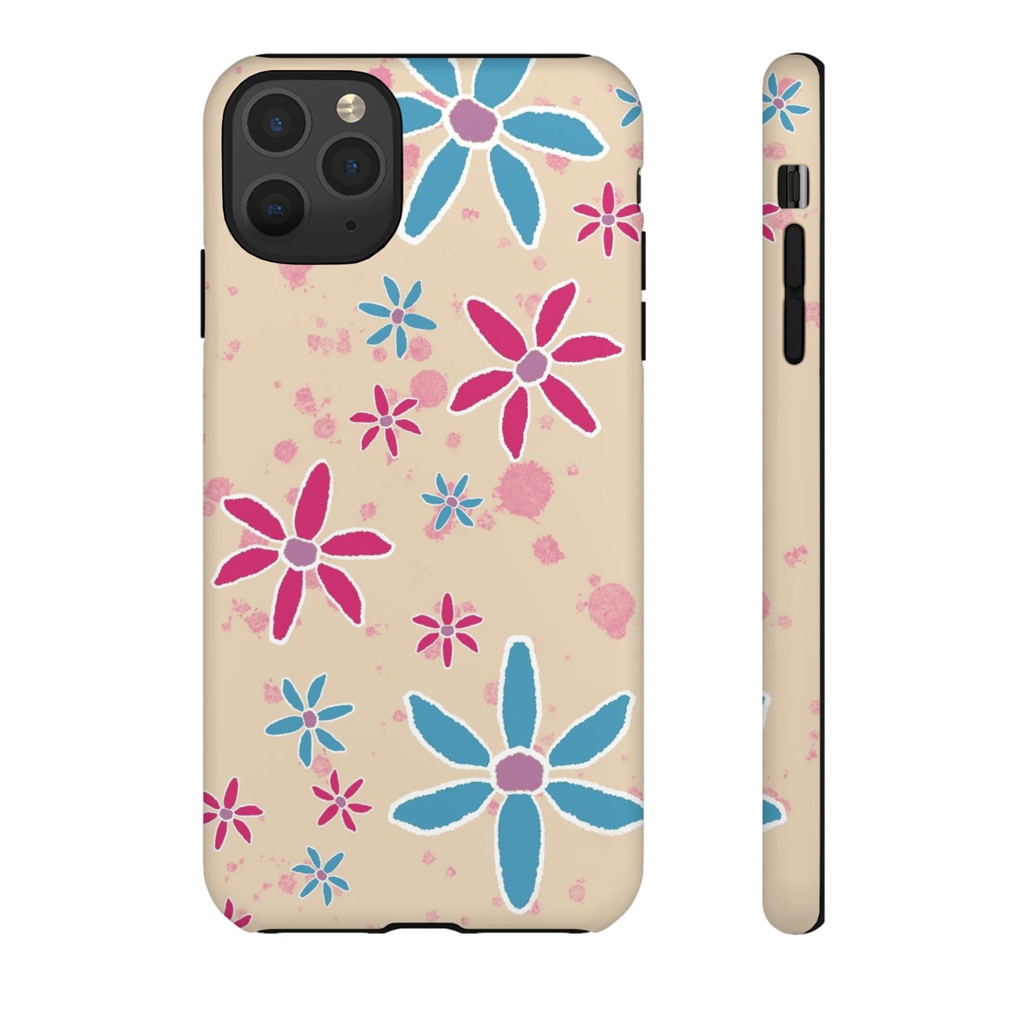 Flower Phone Case Cream