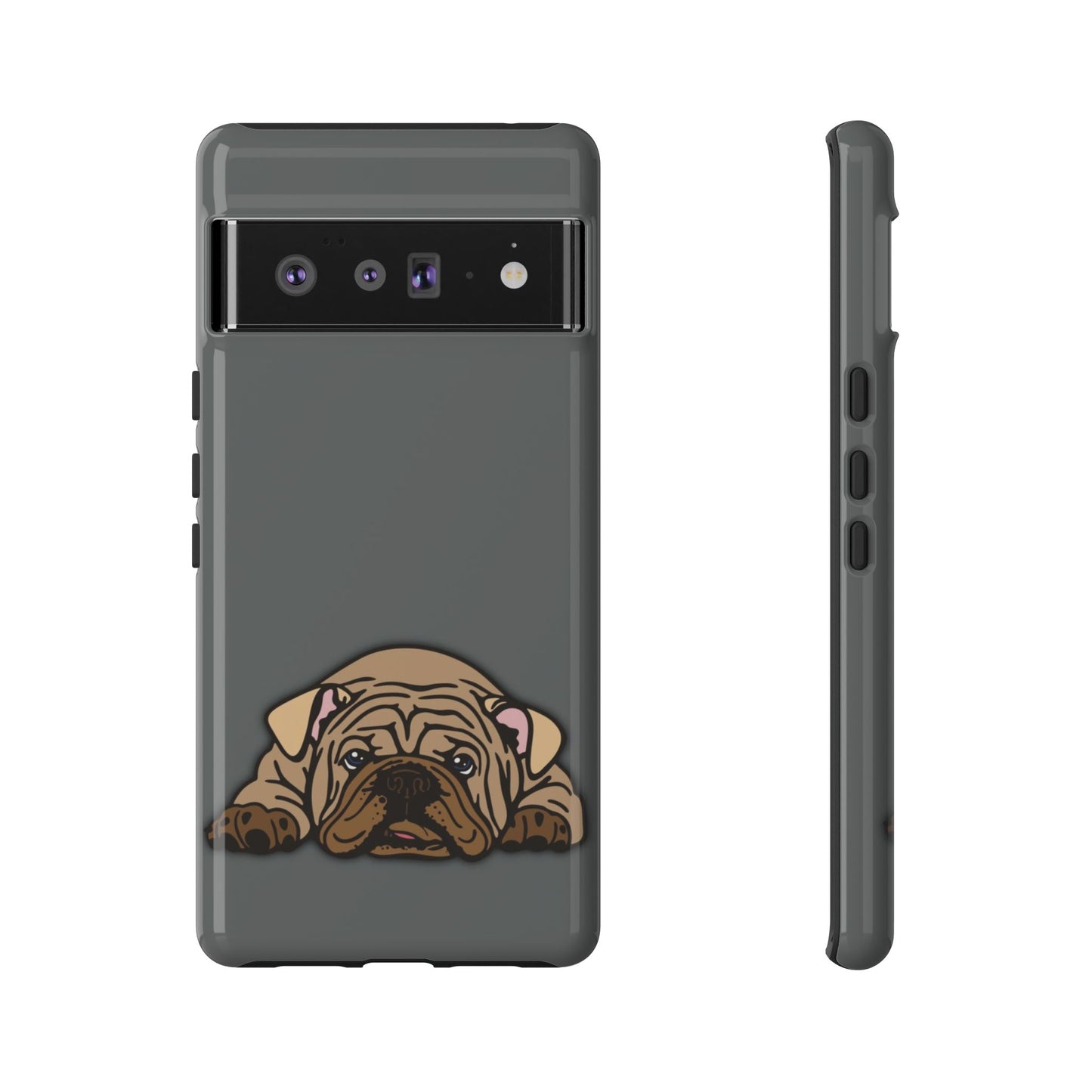 Bulldog Phone Case Gray