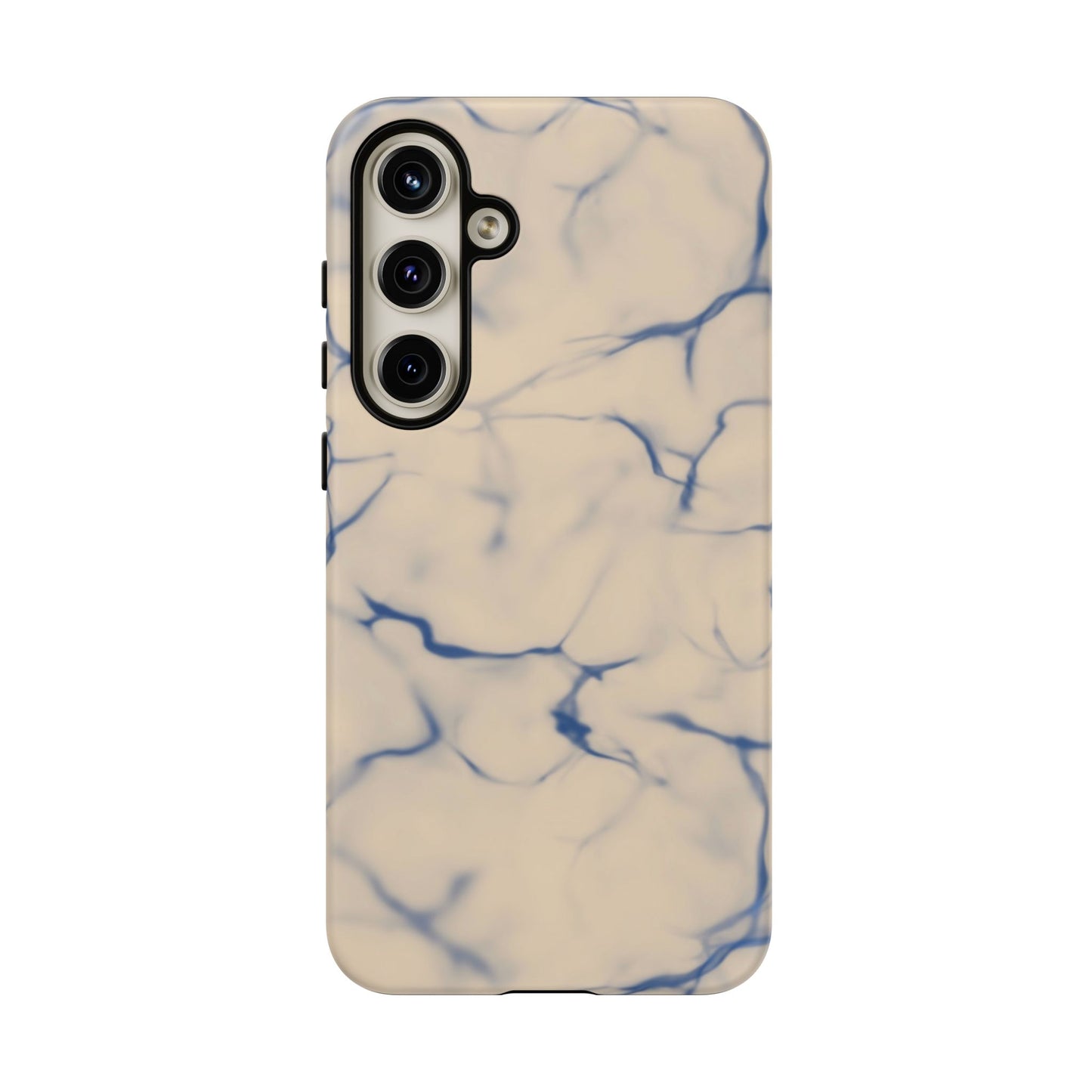 Marble Phone Case Cream Blue