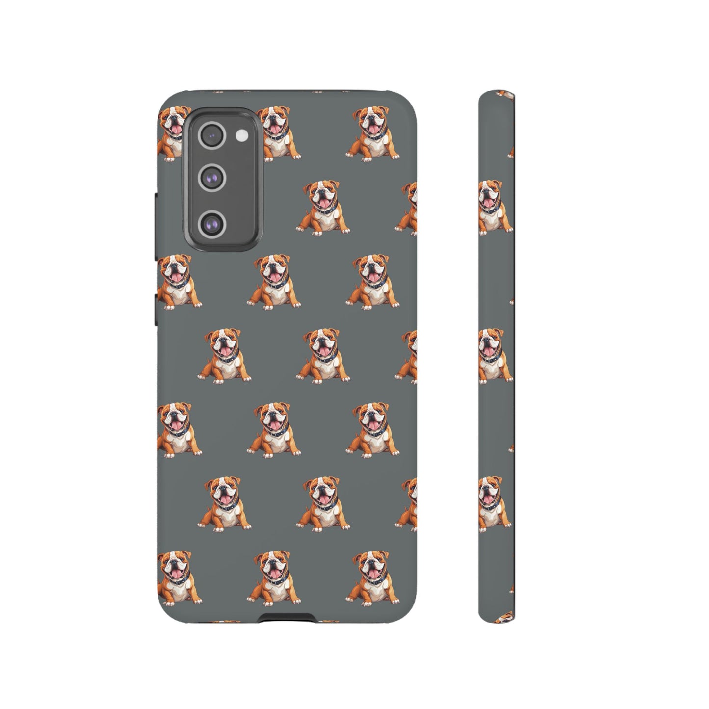 Bulldog Phone Case Gray