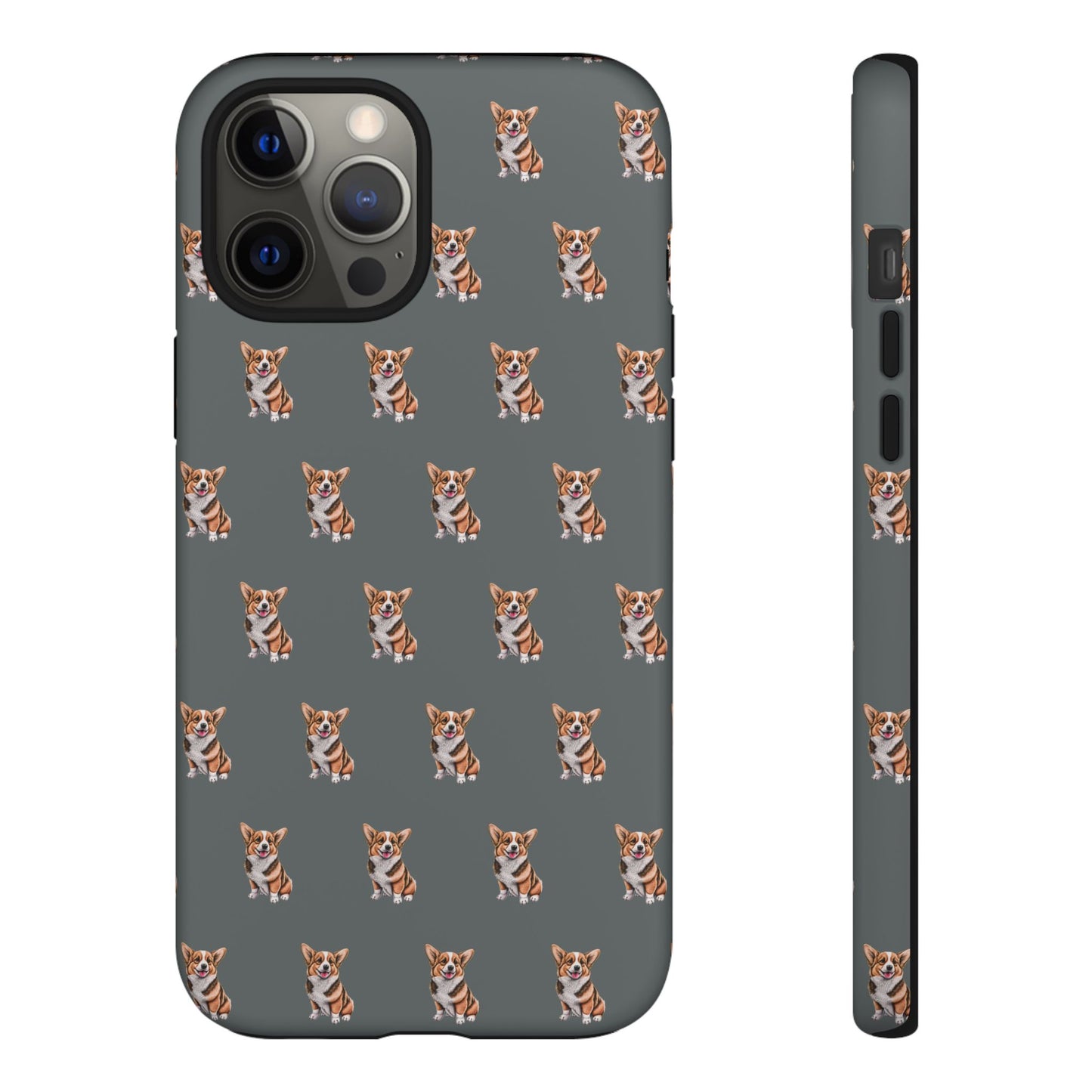 Corgi Phone Case Gray