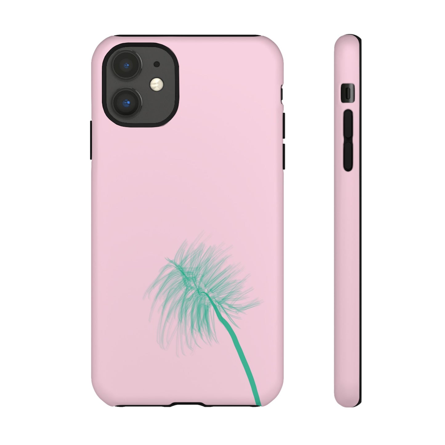 Dandelion Blowball Phone Case Pink