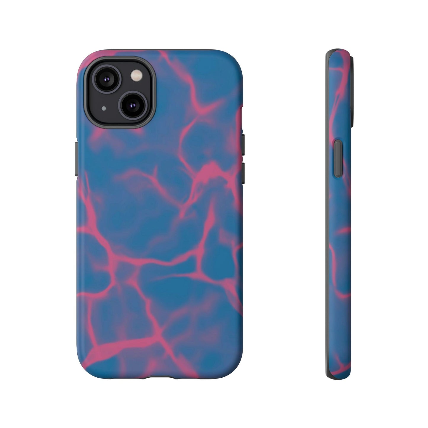 Marble Phone Case Blue Pink