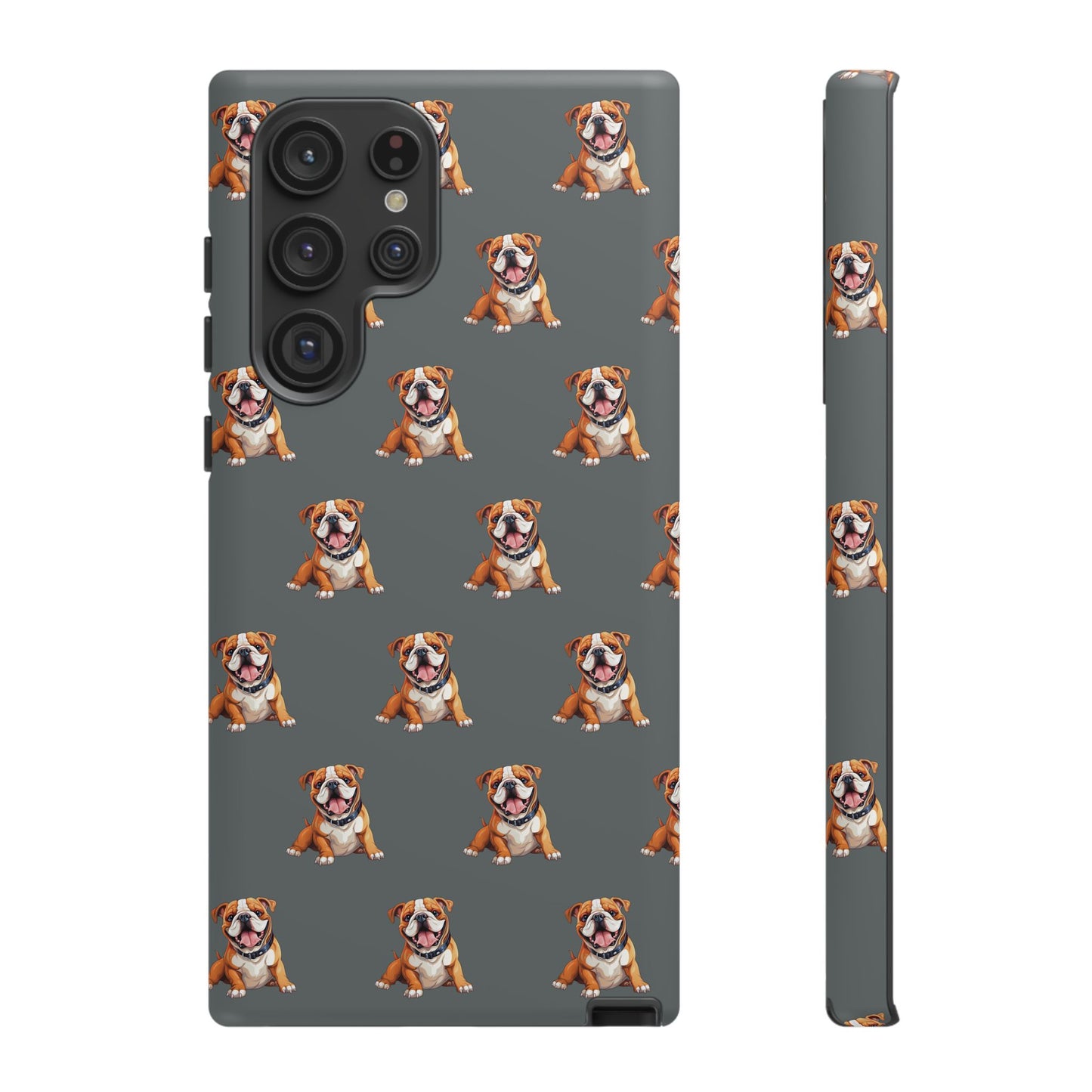 Bulldog Phone Case Gray