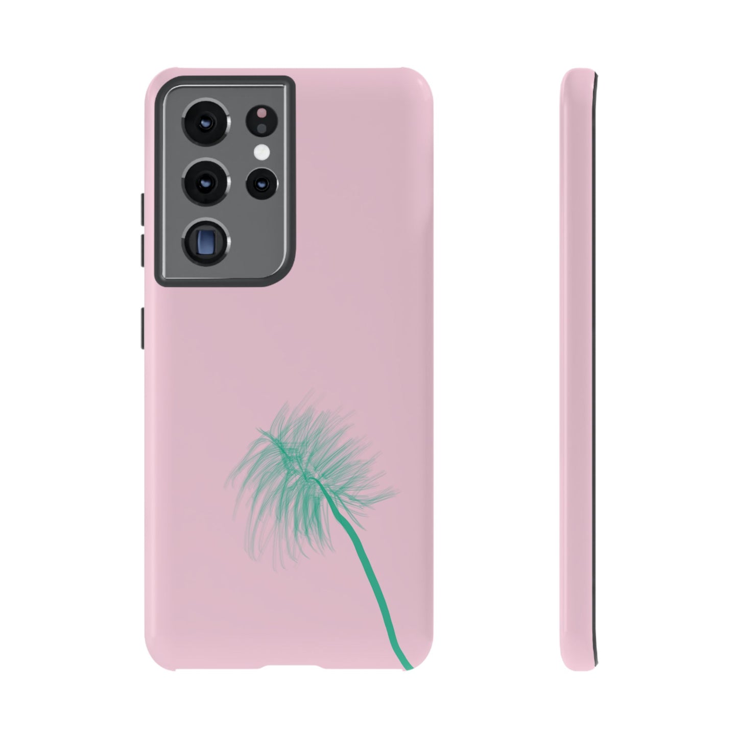 Dandelion Blowball Phone Case Pink