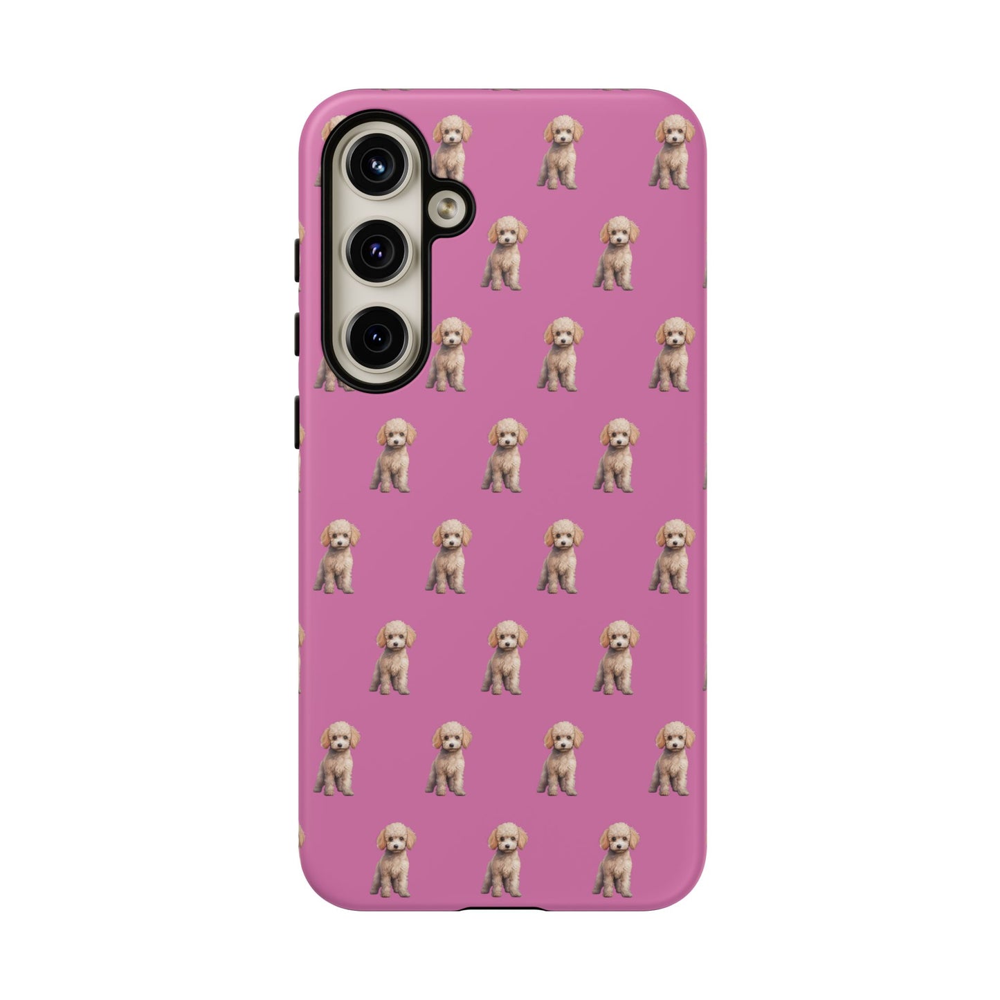 Poodle Phone Case Pink