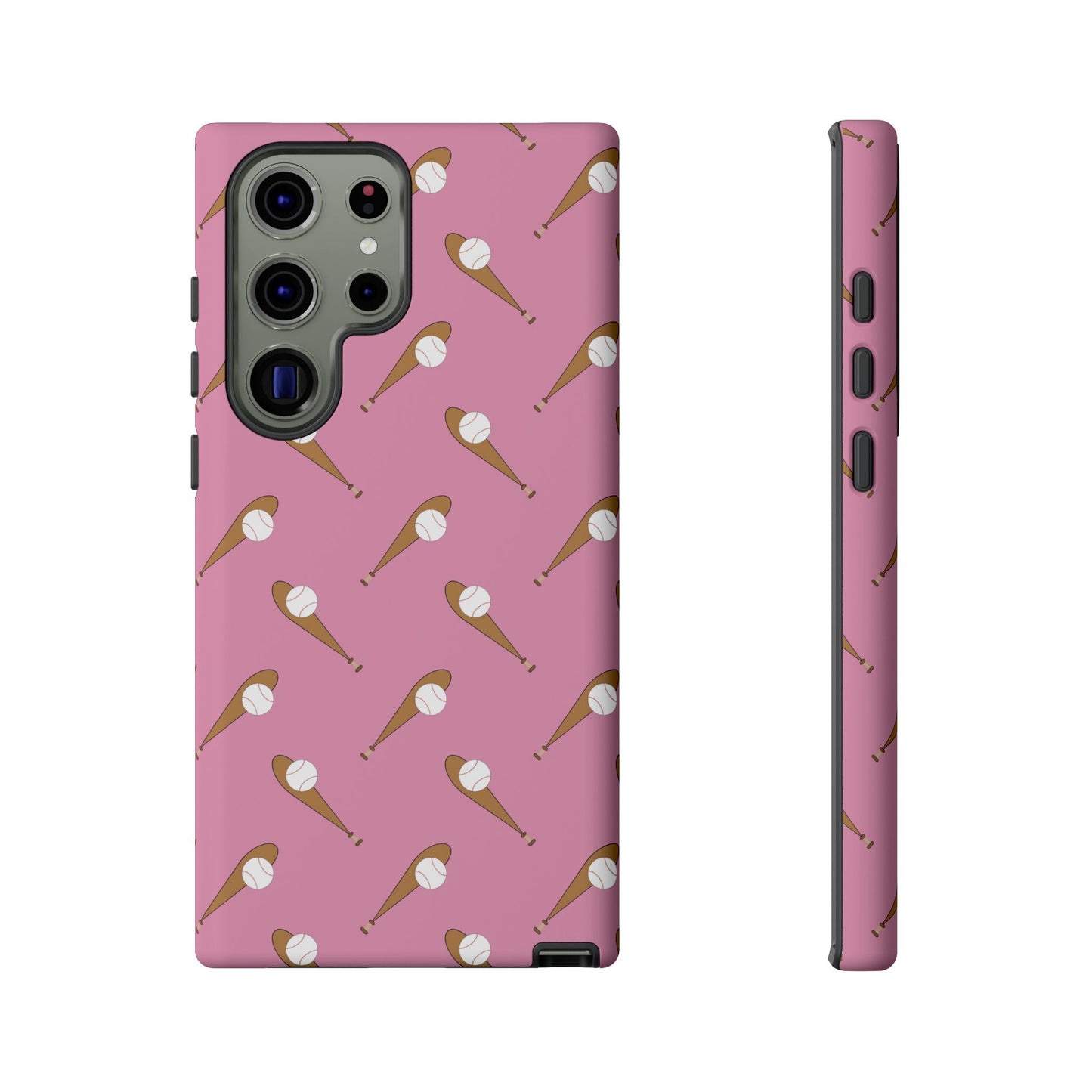 Baseball Phone Case Pink