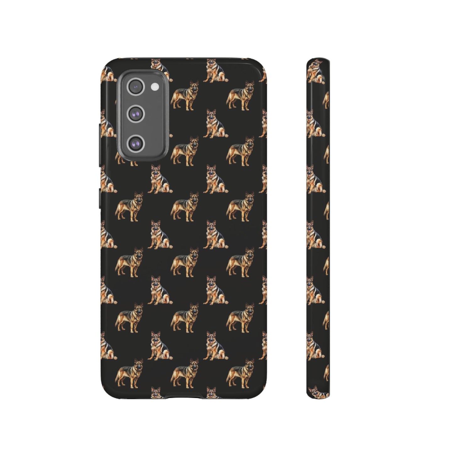 German Shepherd Phone Case Black