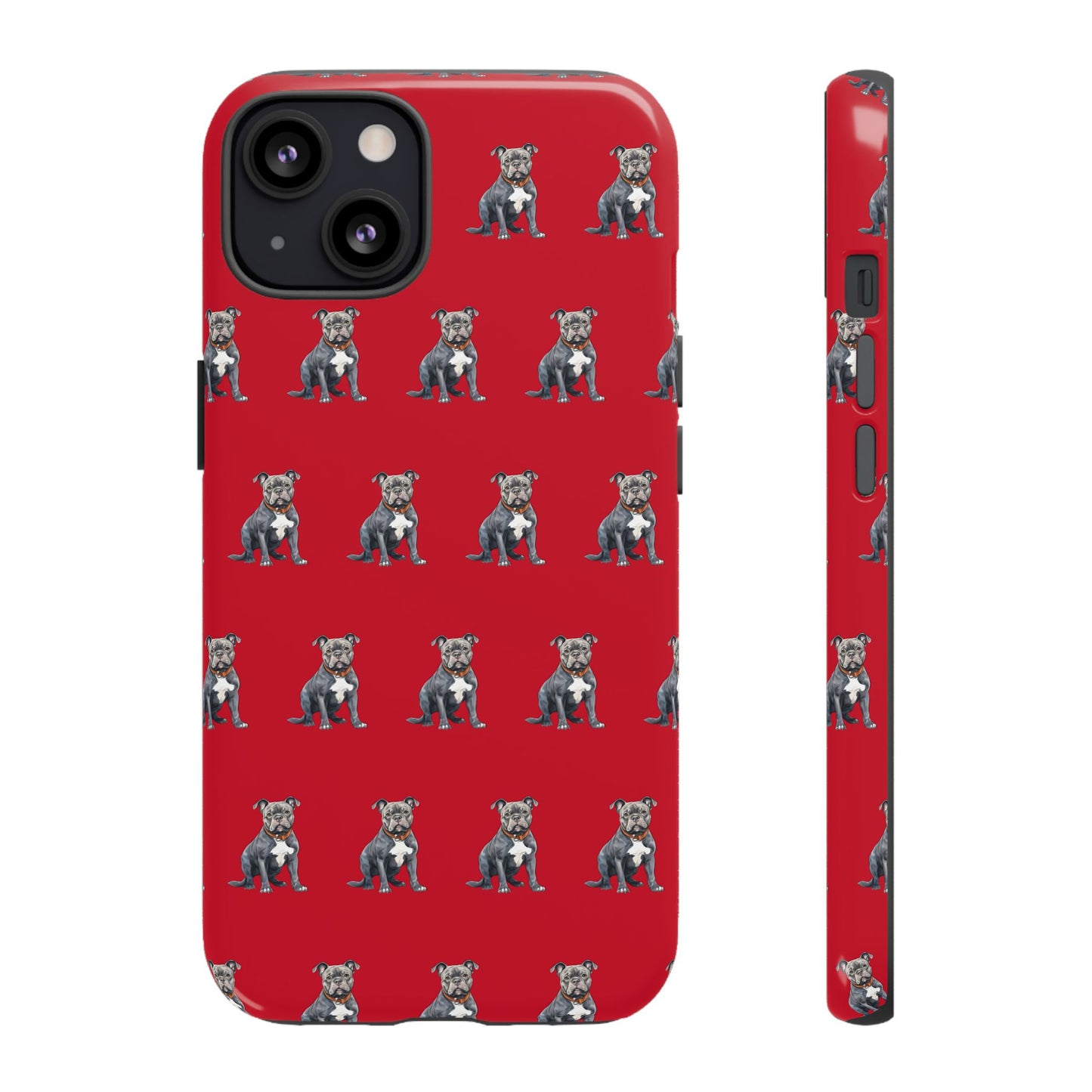 Pitbull Phone Case Red