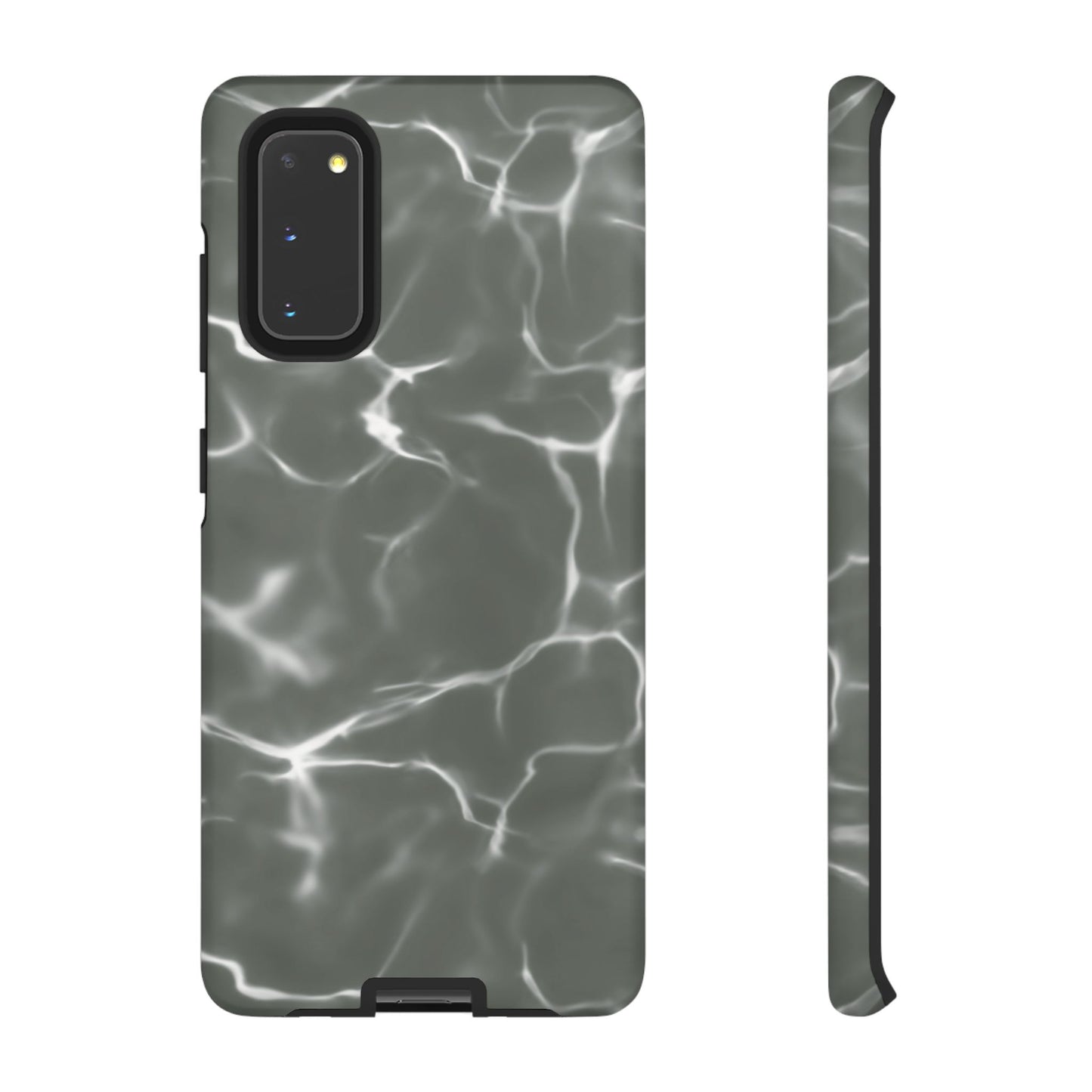 Marble Print Phone Case Gray