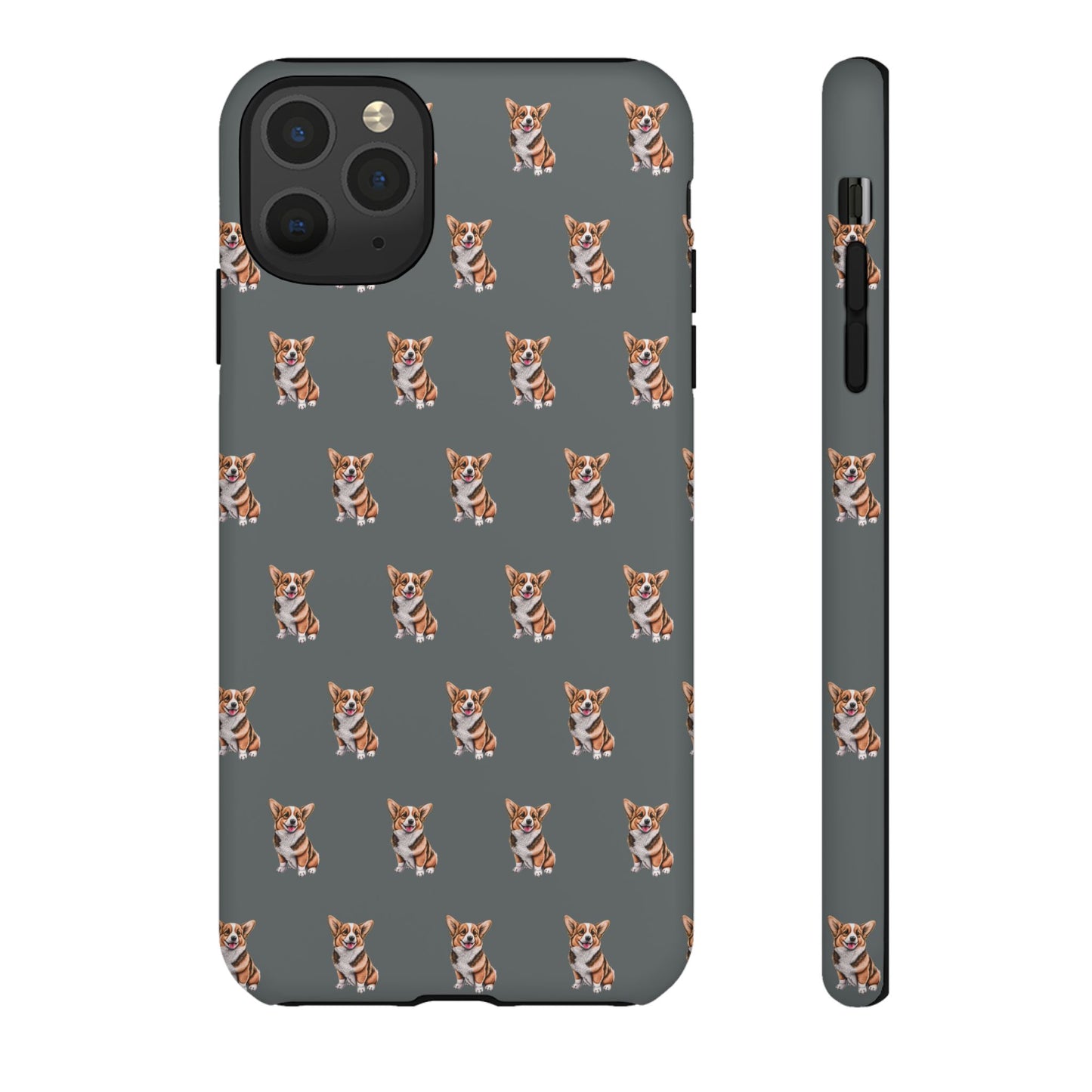 Corgi Phone Case Gray