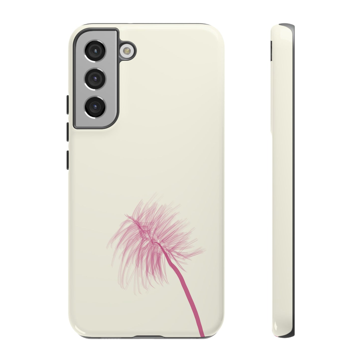 Dandelion Blowball Phone Case Cream