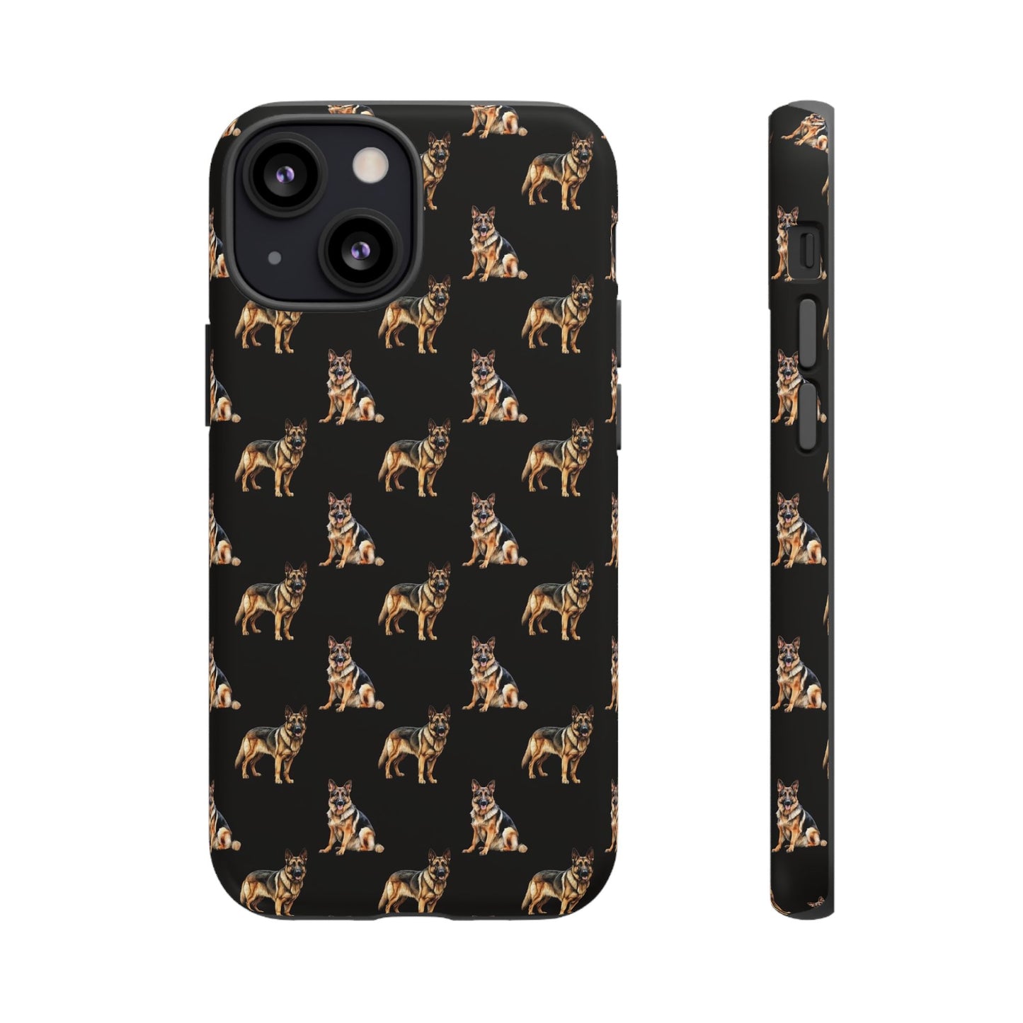 German Shepherd Phone Case Black