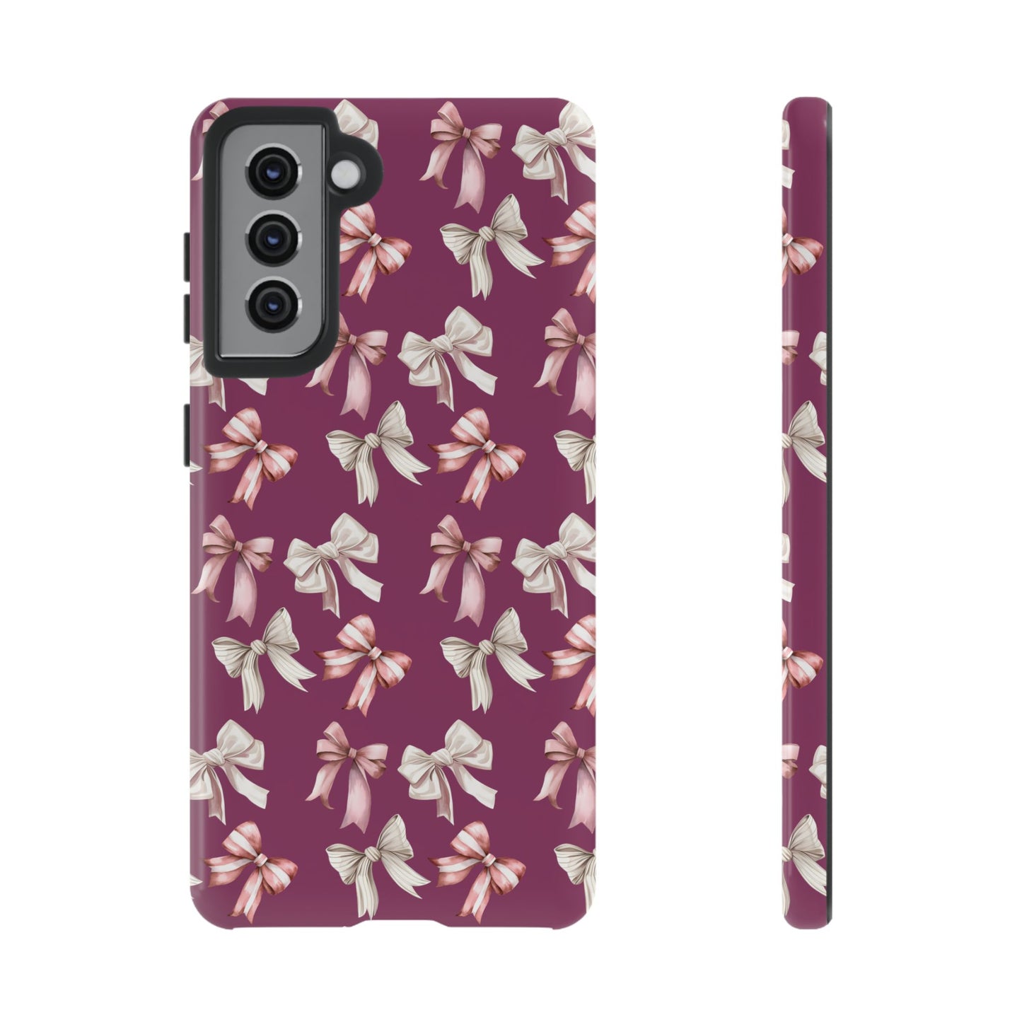 Bow Phone Case Berry