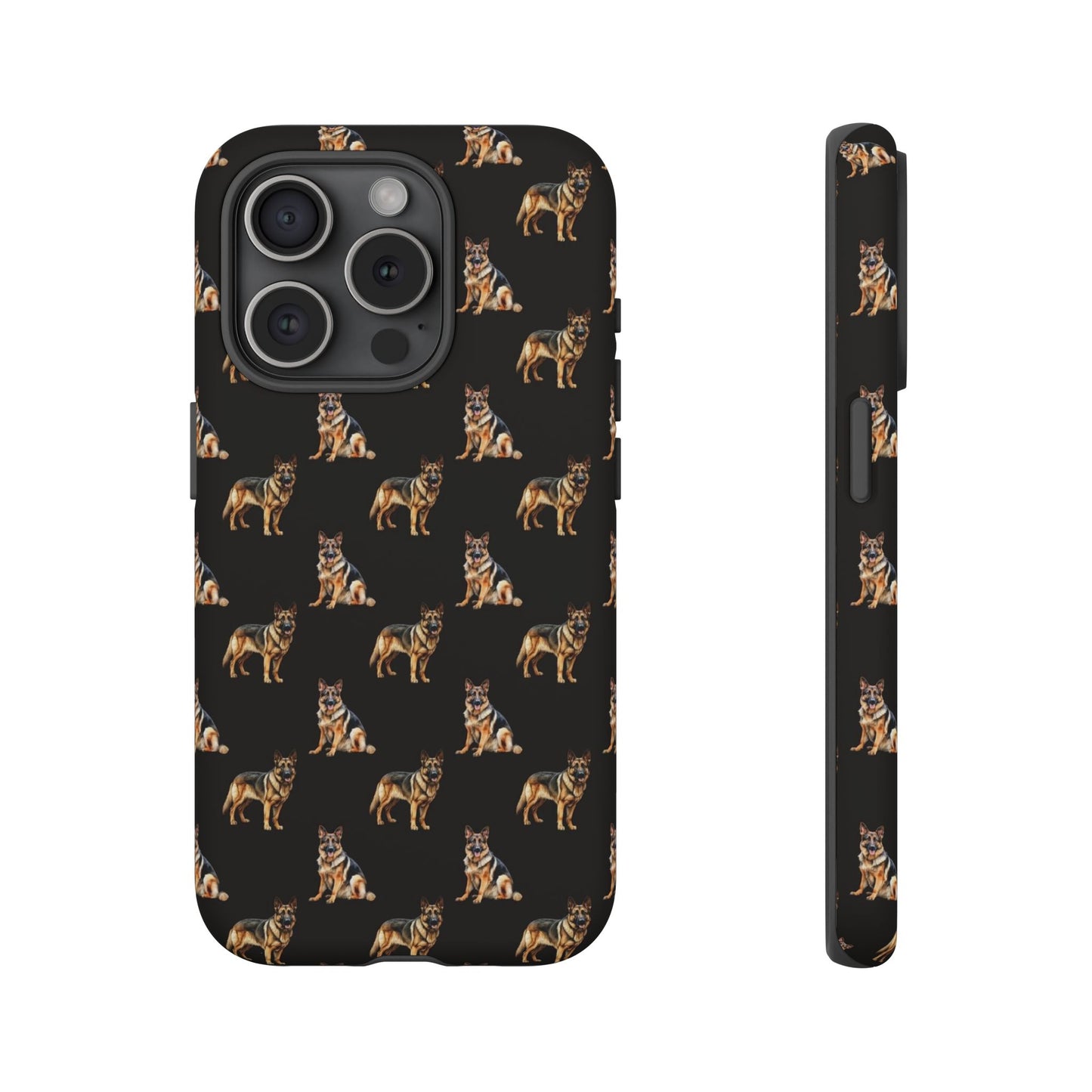 German Shepherd Phone Case Black