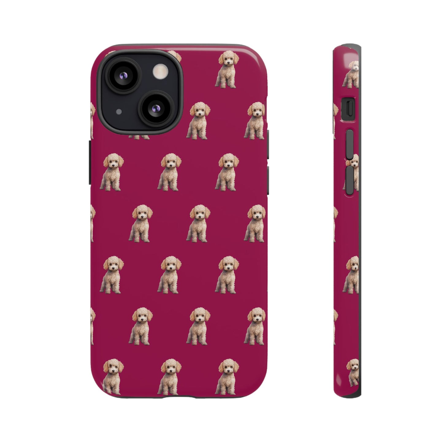 Poodle Phone Case Berry