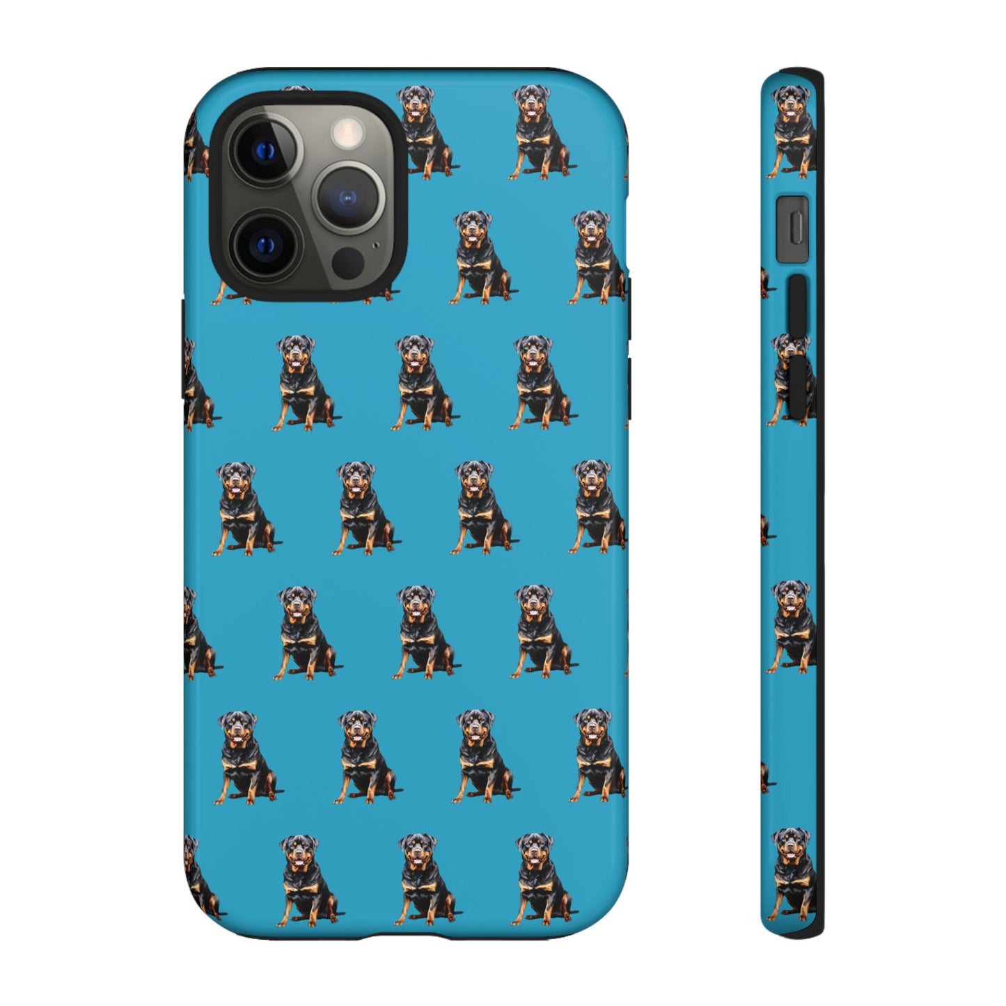 Rottweiler Phone Case Turquoise