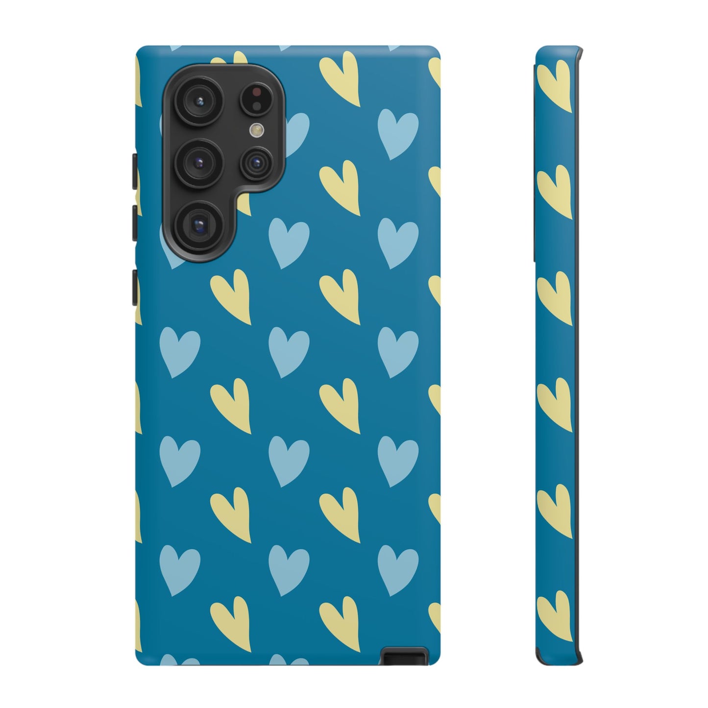 Heart Phone Case Blue