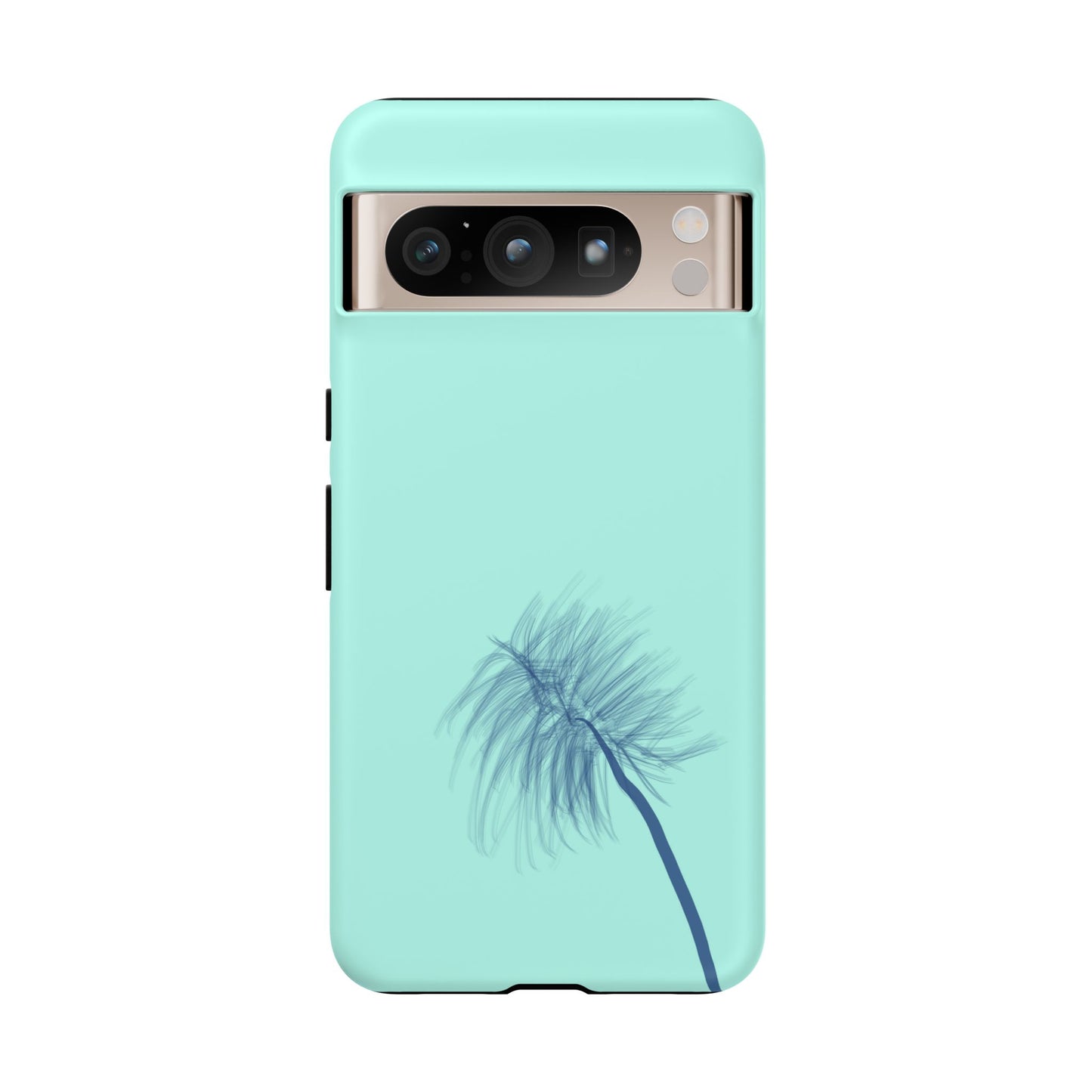 Dandelion Blowball Phone Case Aqua