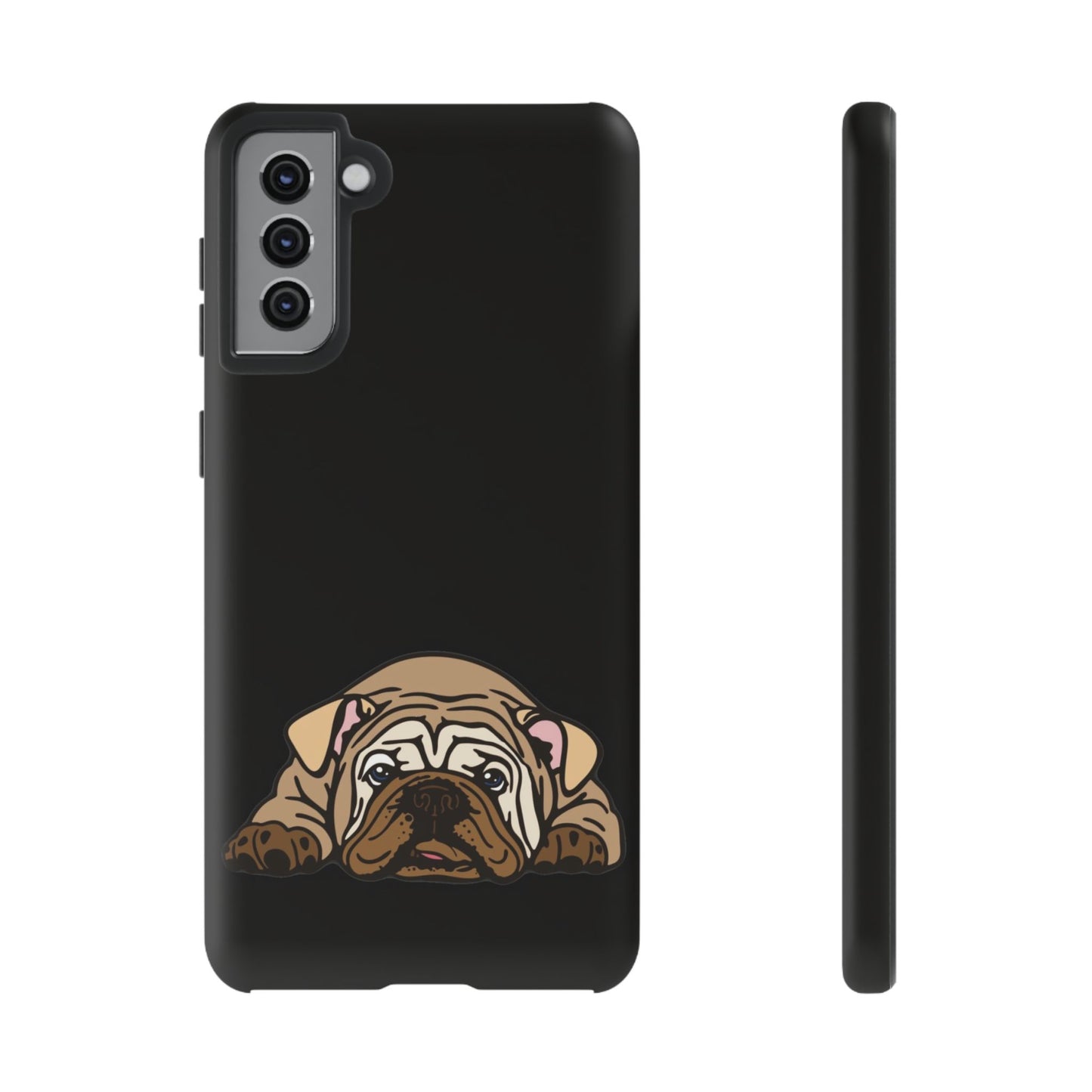 Bulldog Phone Case Black