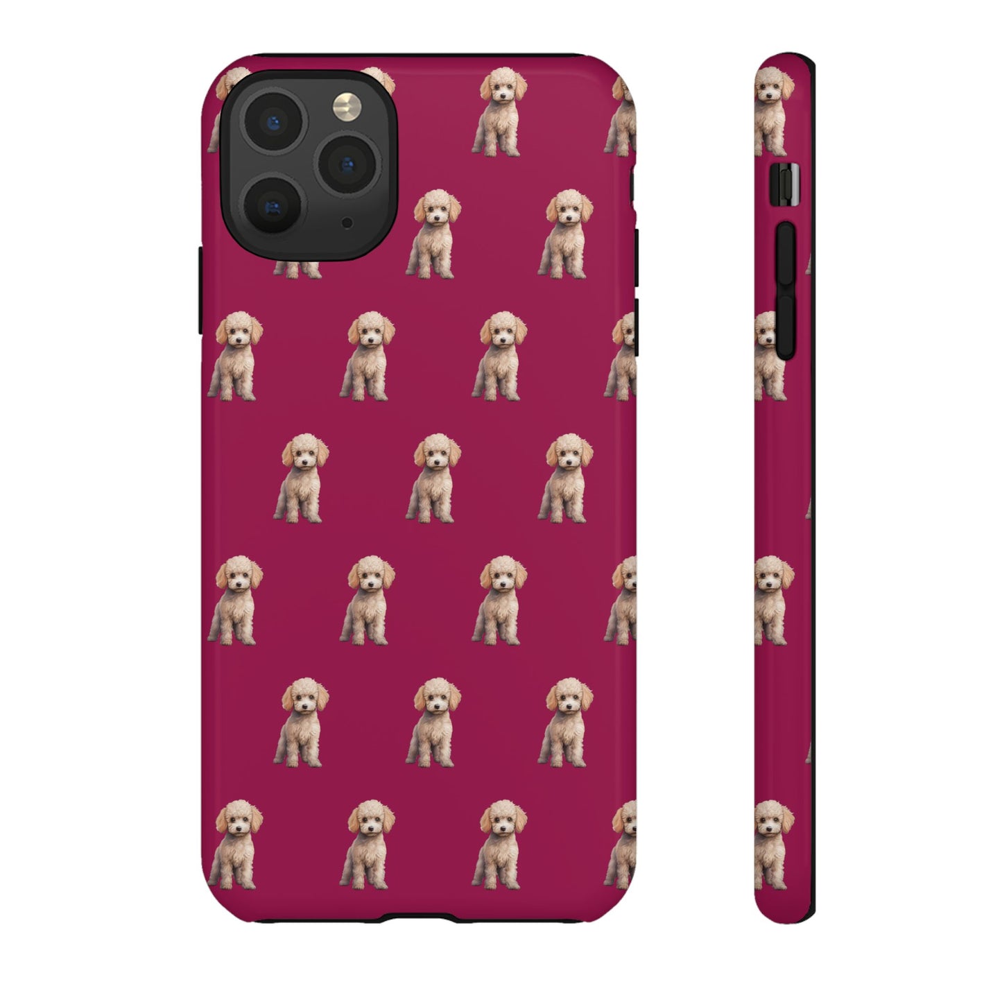 Poodle Phone Case Berry