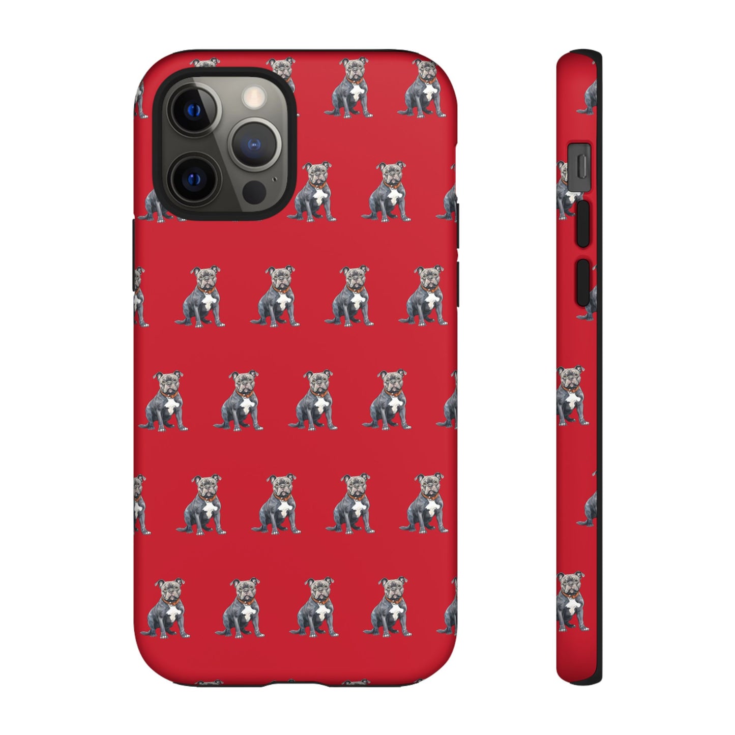 Pitbull Phone Case Red