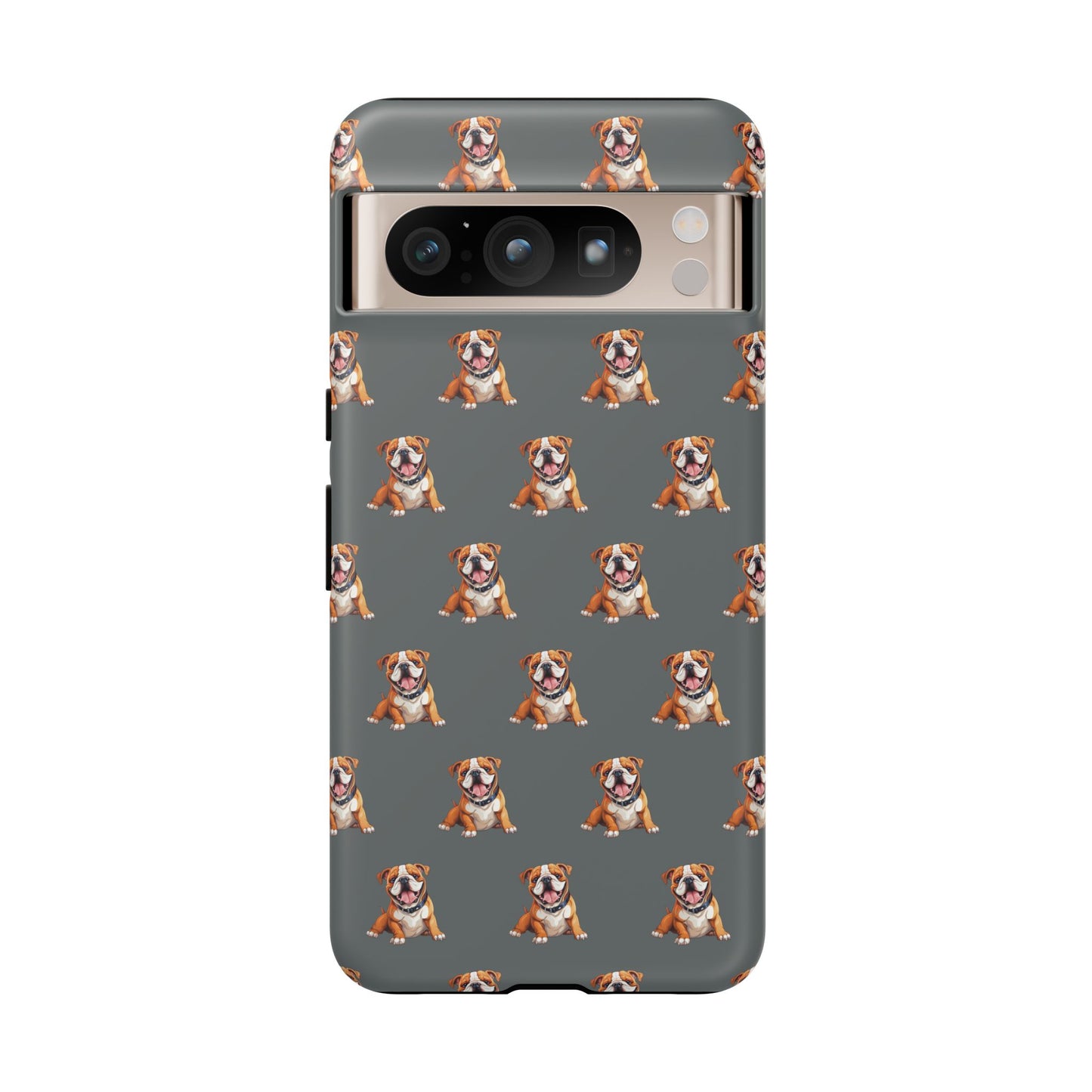 Bulldog Phone Case Gray