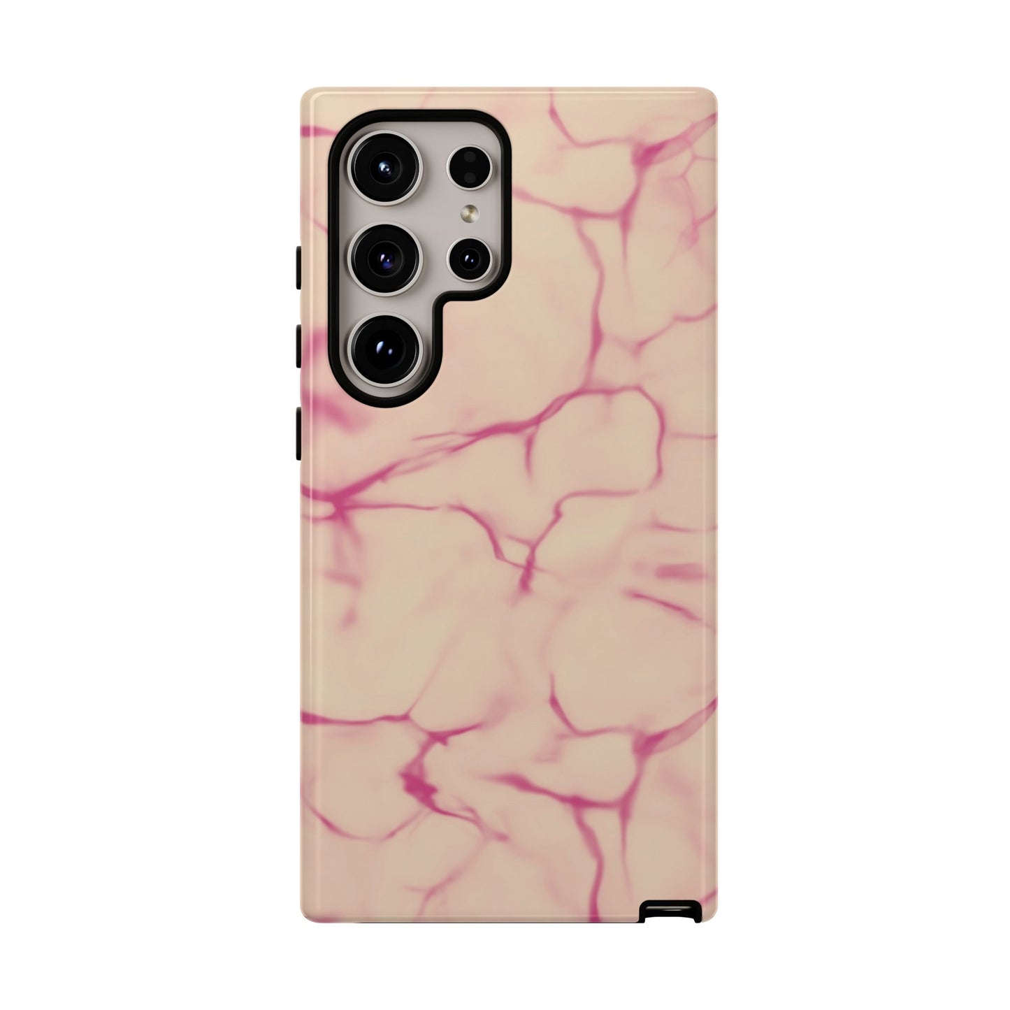 Marble Phone Case Cream Pink