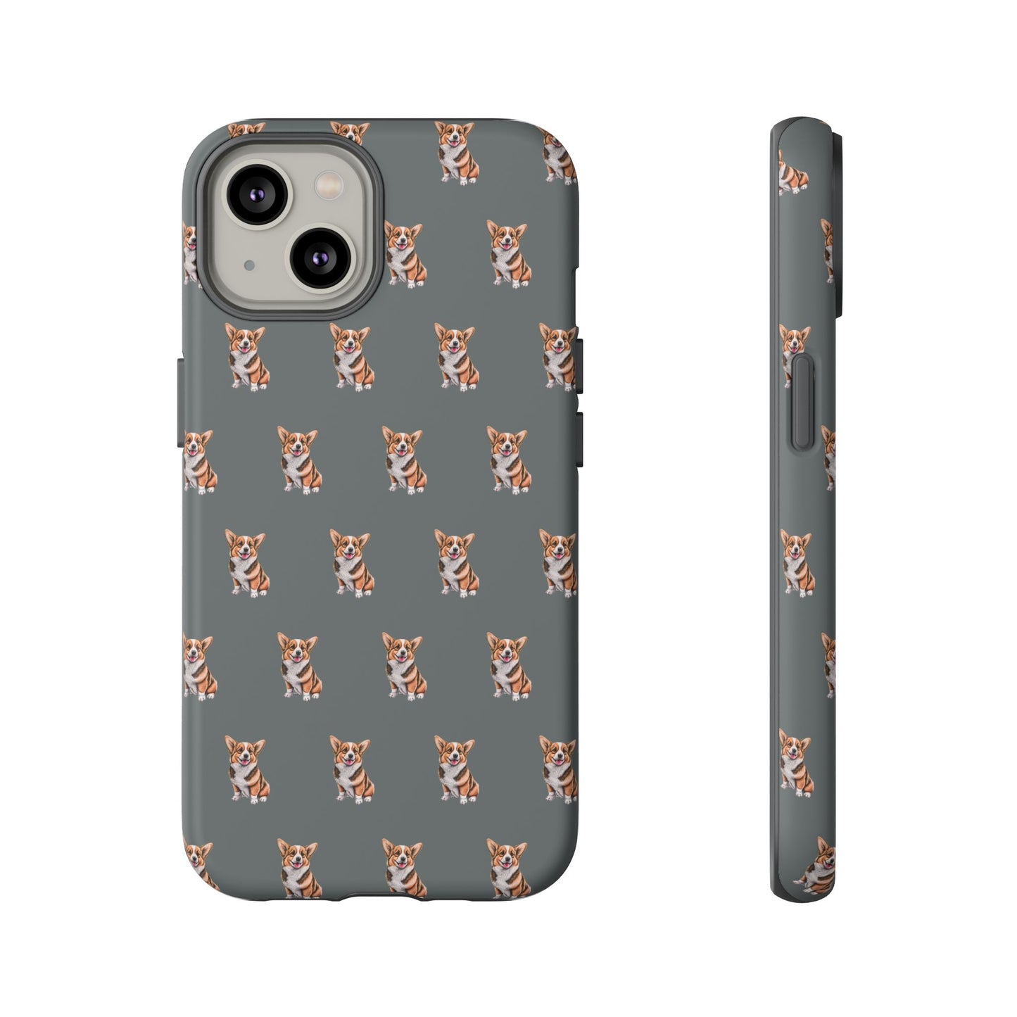 Corgi Phone Case Gray