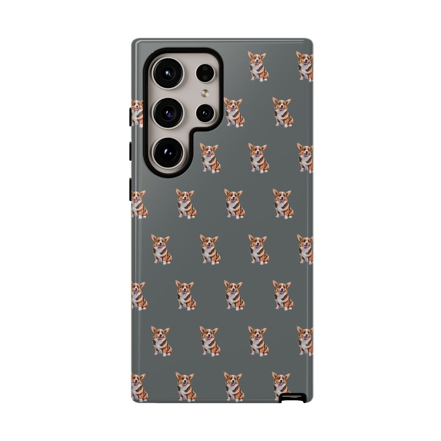 Corgi Phone Case Gray