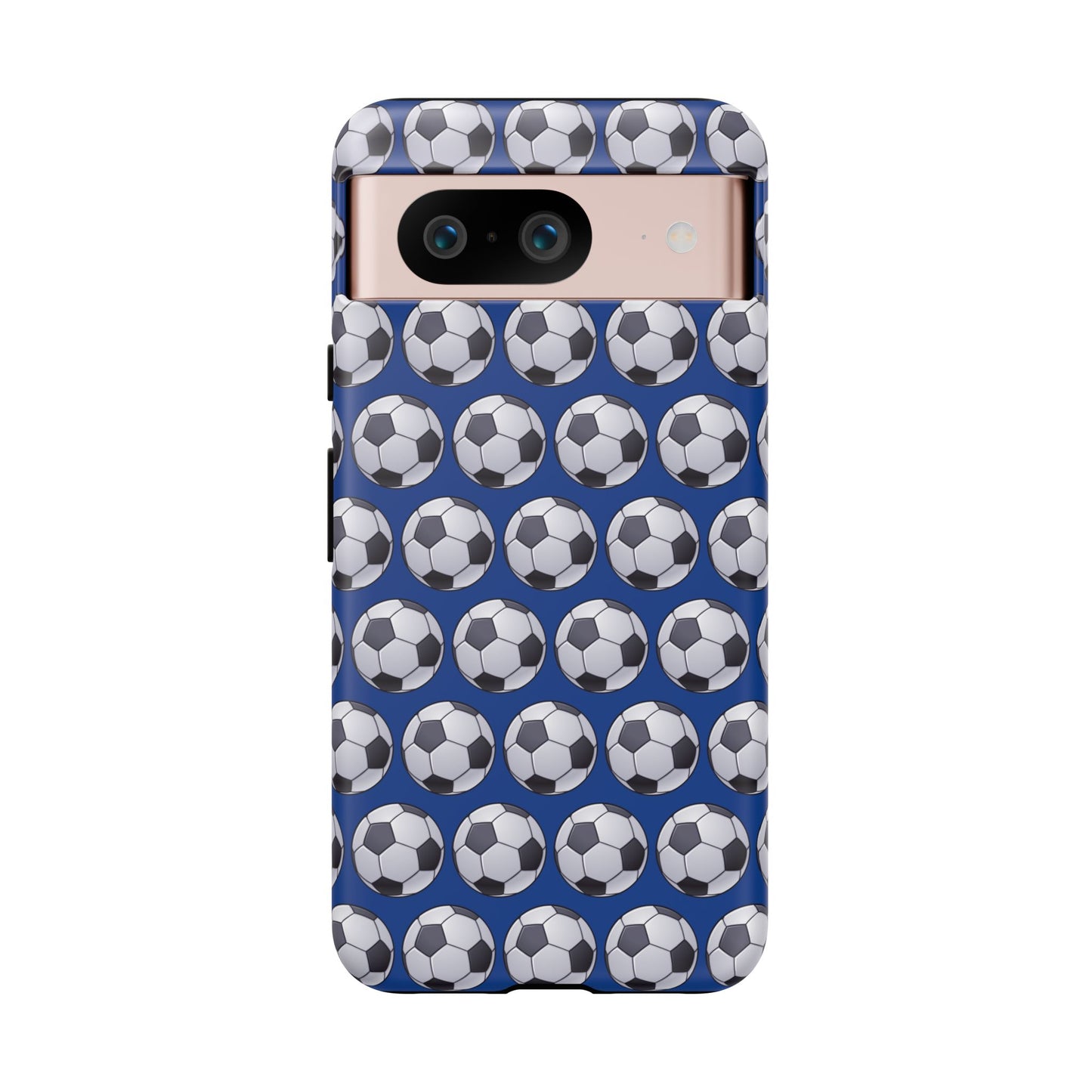 Soccer Ball Phone Case Blue